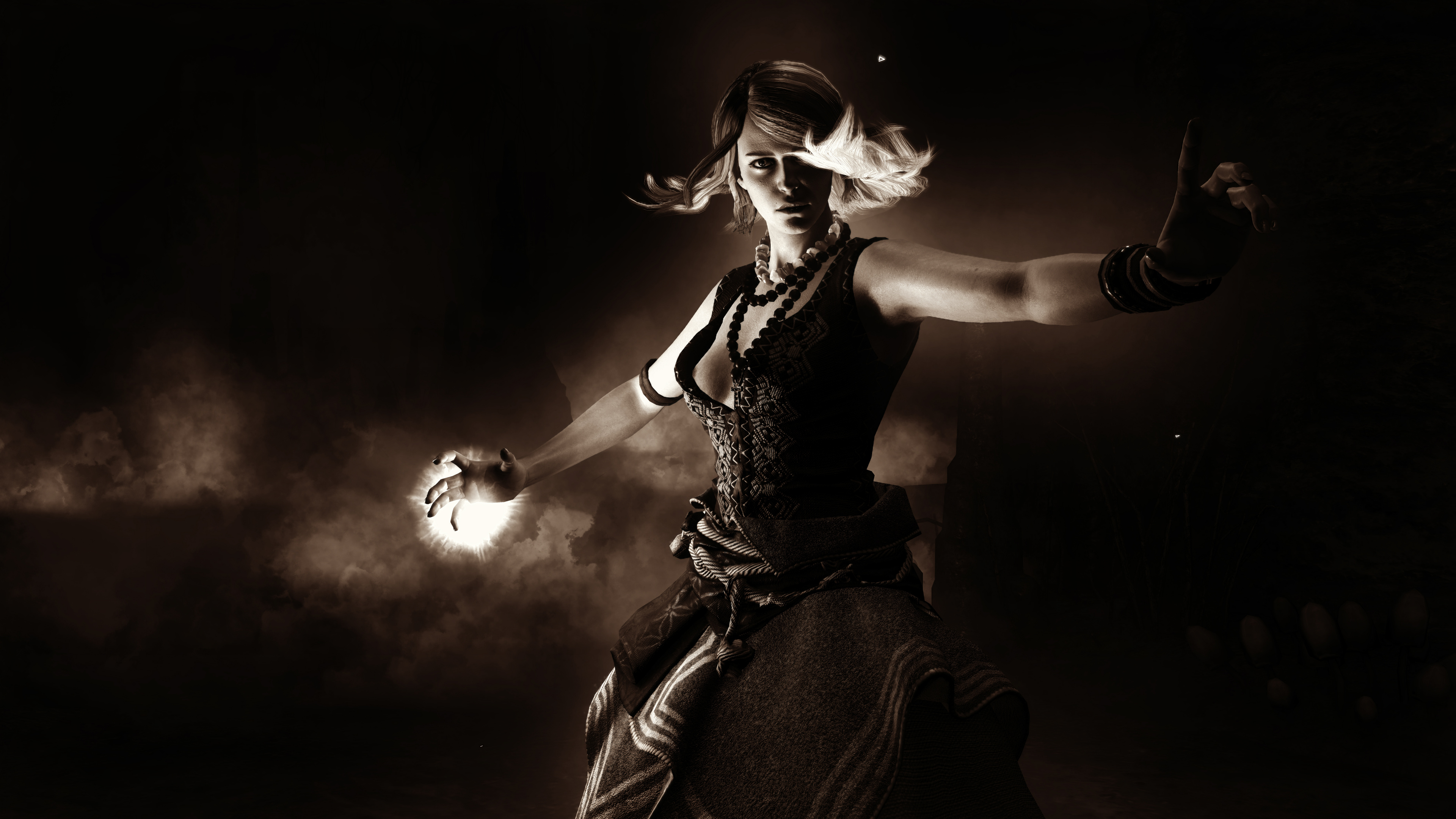 The Witcher 3 Wild Hunt, Ciri, Geralt Von Riva, Schwarz, Tanz. Wallpaper in 3840x2160 Resolution