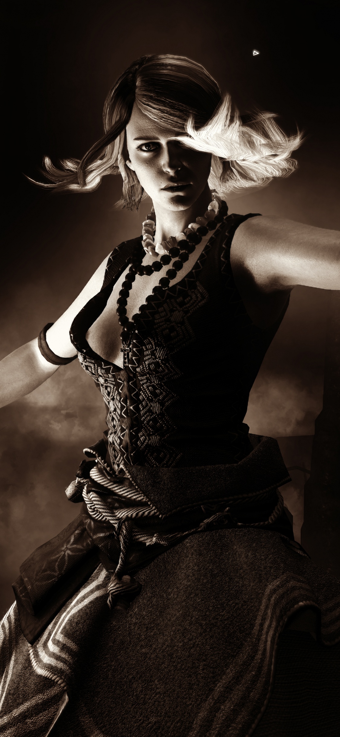 巫师3野生猎, Ciri, 杰洛特利维亚, 黑色的, 跳舞 壁纸 1125x2436 允许