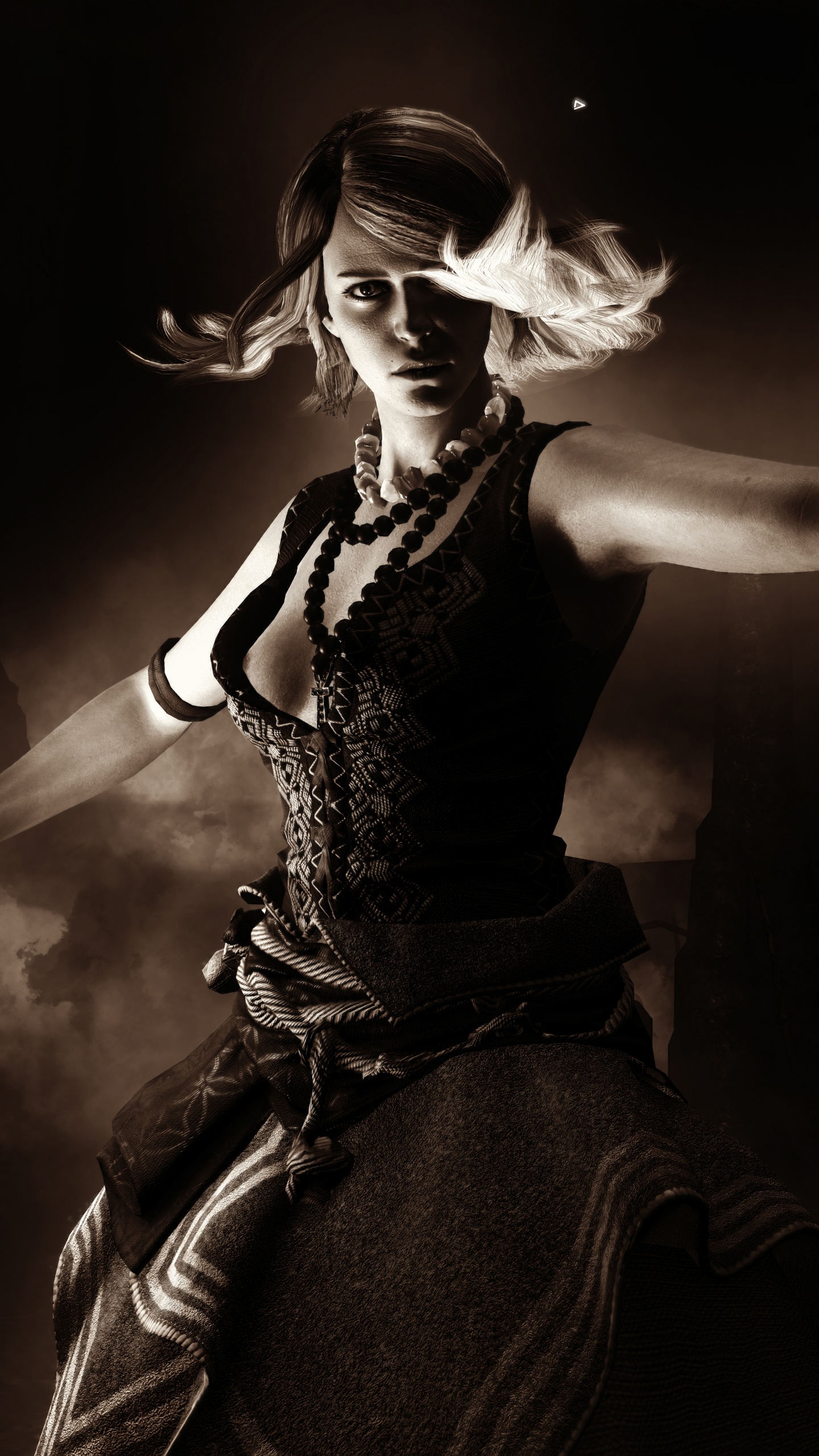 The Witcher 3 Wild Hunt, Ciri, Geralt de Rivia, Negro, Baile. Wallpaper in 1440x2560 Resolution