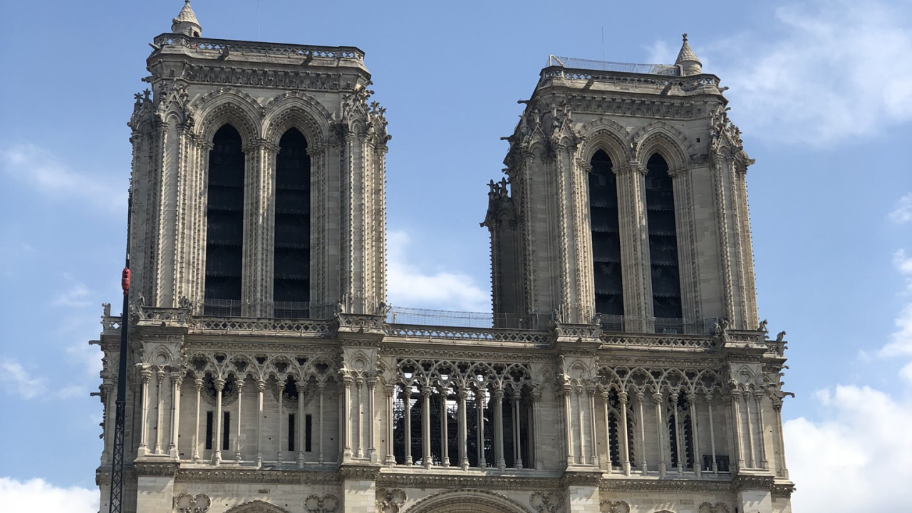 Notre Dame de Paris, Kathedrale Notre-Dame in Paris, Eiffelturm, Kathedrale, Heilige Kapelle. Wallpaper in 1280x720 Resolution