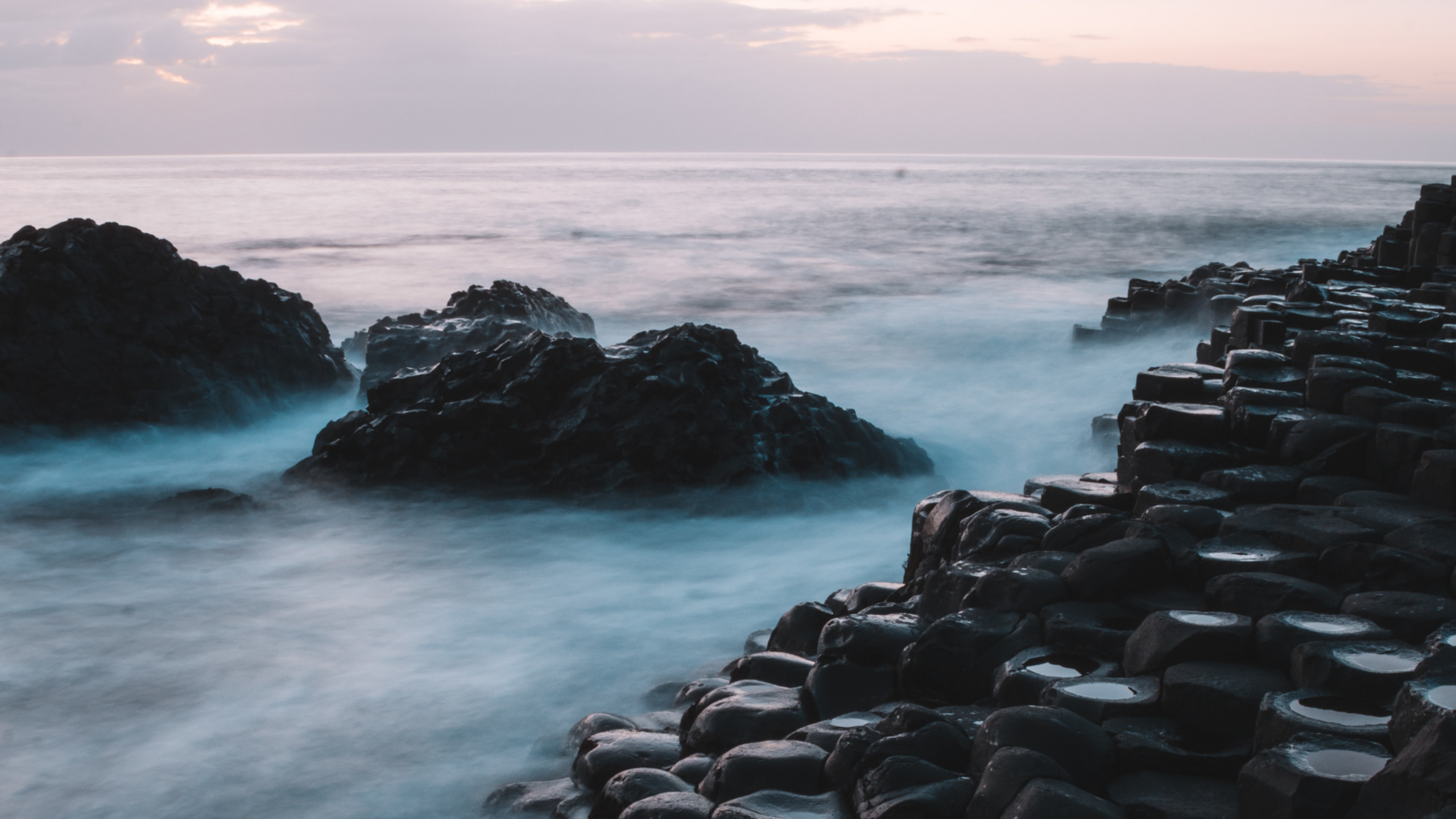 Horizon, Promontoire, Ciel, Plage, Rive. Wallpaper in 2560x1440 Resolution