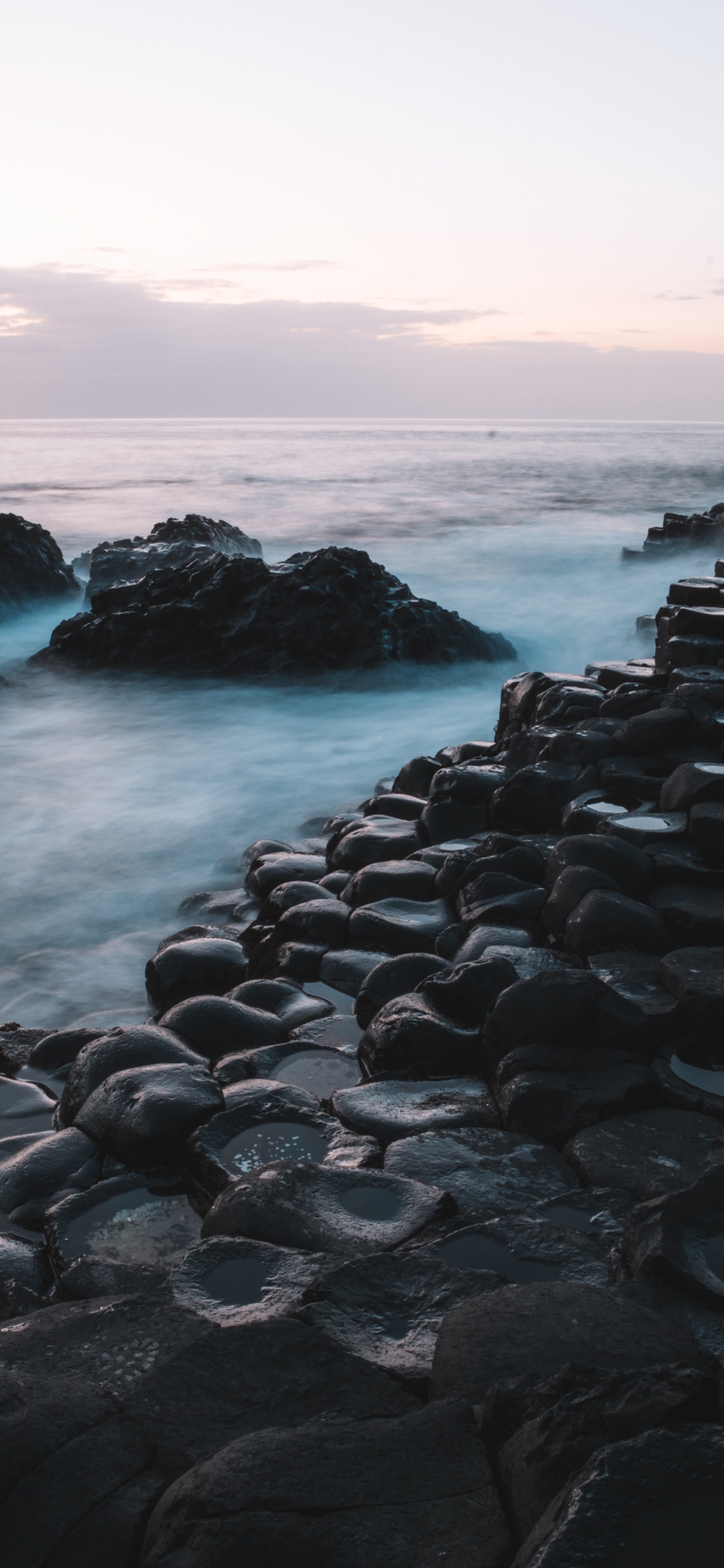 Promontory, Horizon, Headland, Sky, Beach. Wallpaper in 1125x2436 Resolution