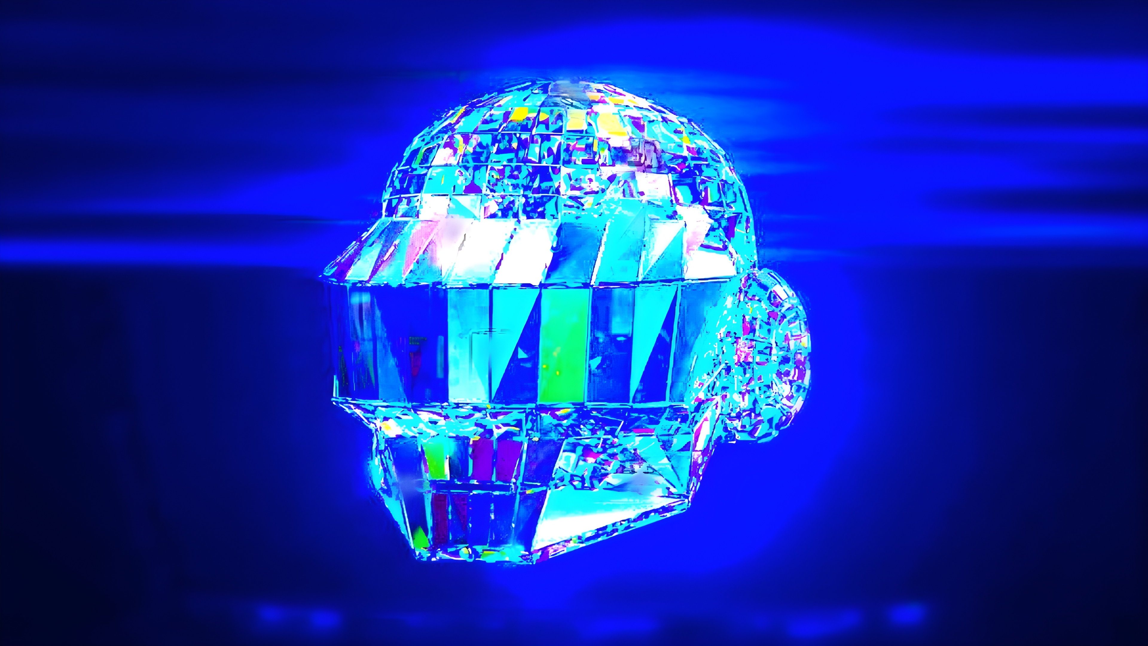 Visual-Effekt-Beleuchtung, Blockchain-Spiel, Blau, Electric Blue, Symmetrie. Wallpaper in 3840x2160 Resolution