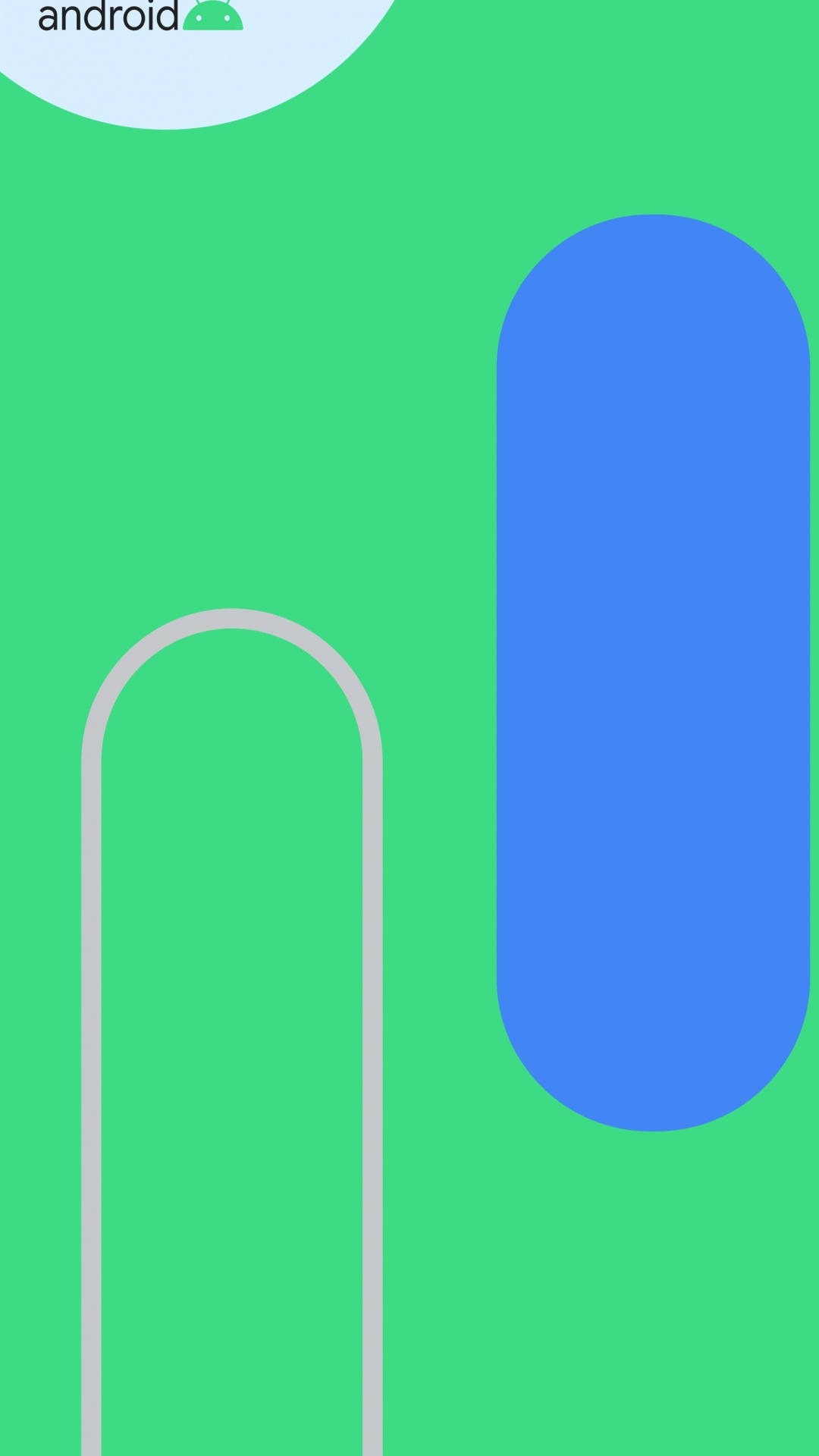 Google, Google Pixel 4, Grass, Electric Blue, Parallels. Wallpaper in 1080x1920 Resolution