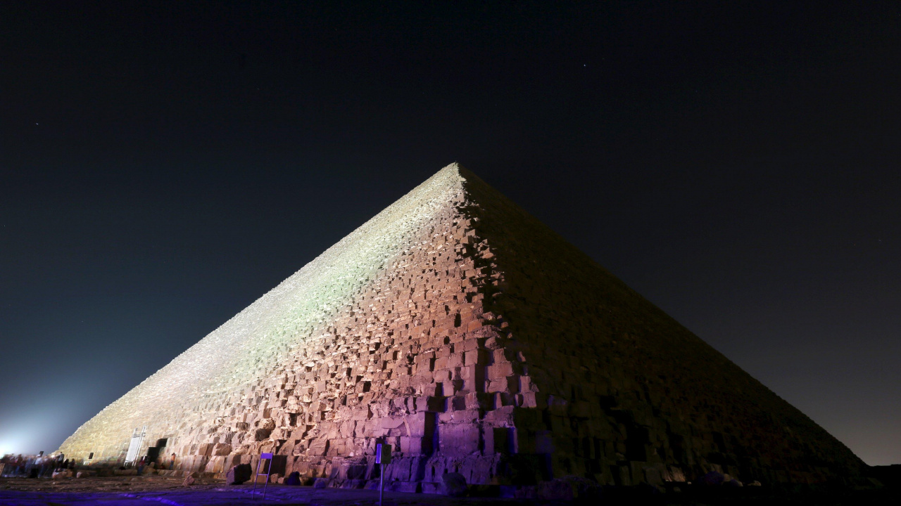 金字塔, 埃及金字塔, 里程碑, 纪念碑, 三角形 壁纸 1280x720 允许