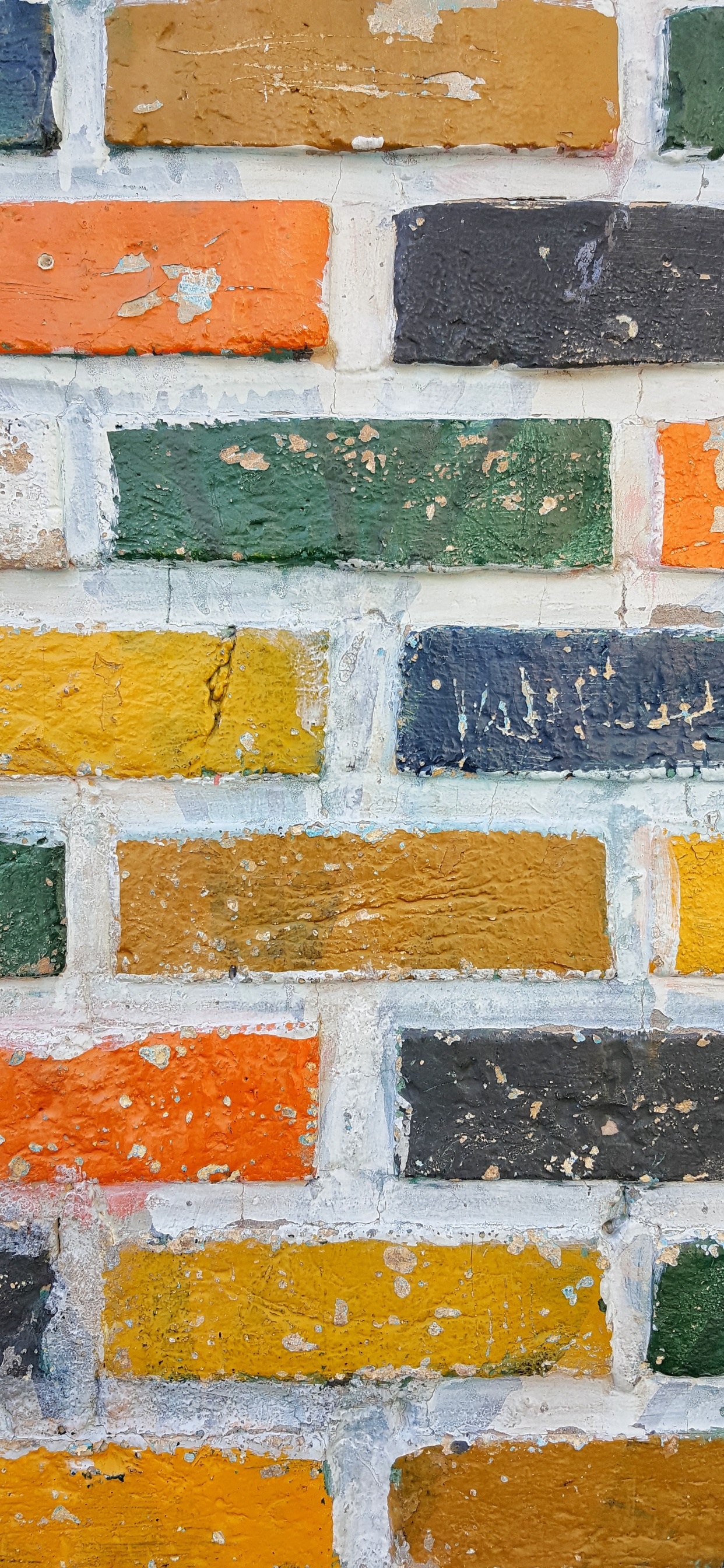 Braune Und Graue Mauer. Wallpaper in 1242x2688 Resolution