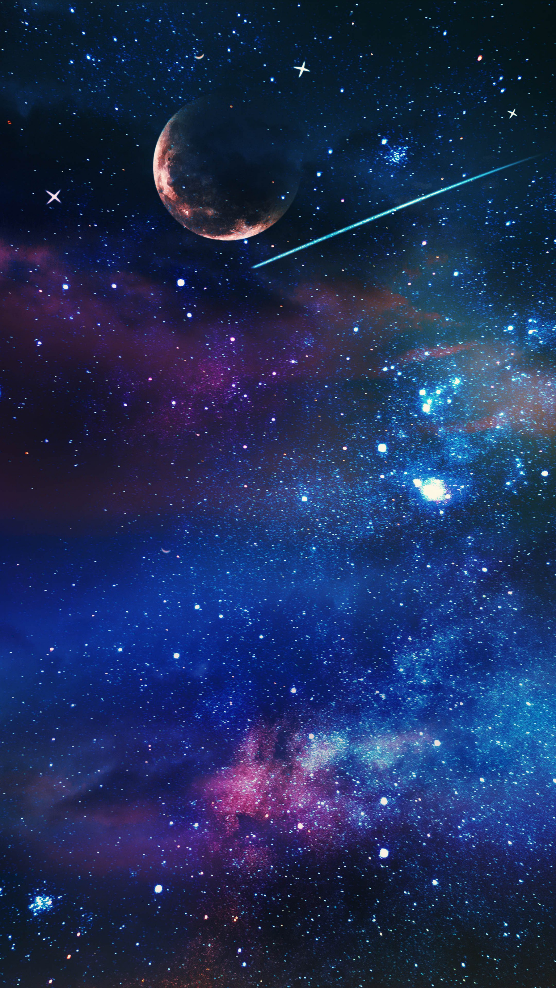 Download free HD wallpaper from above link night summer stars space  planet b  Fondos de pantalla de iphone Ideas de fondos de pantalla  Fpndos de pantalla