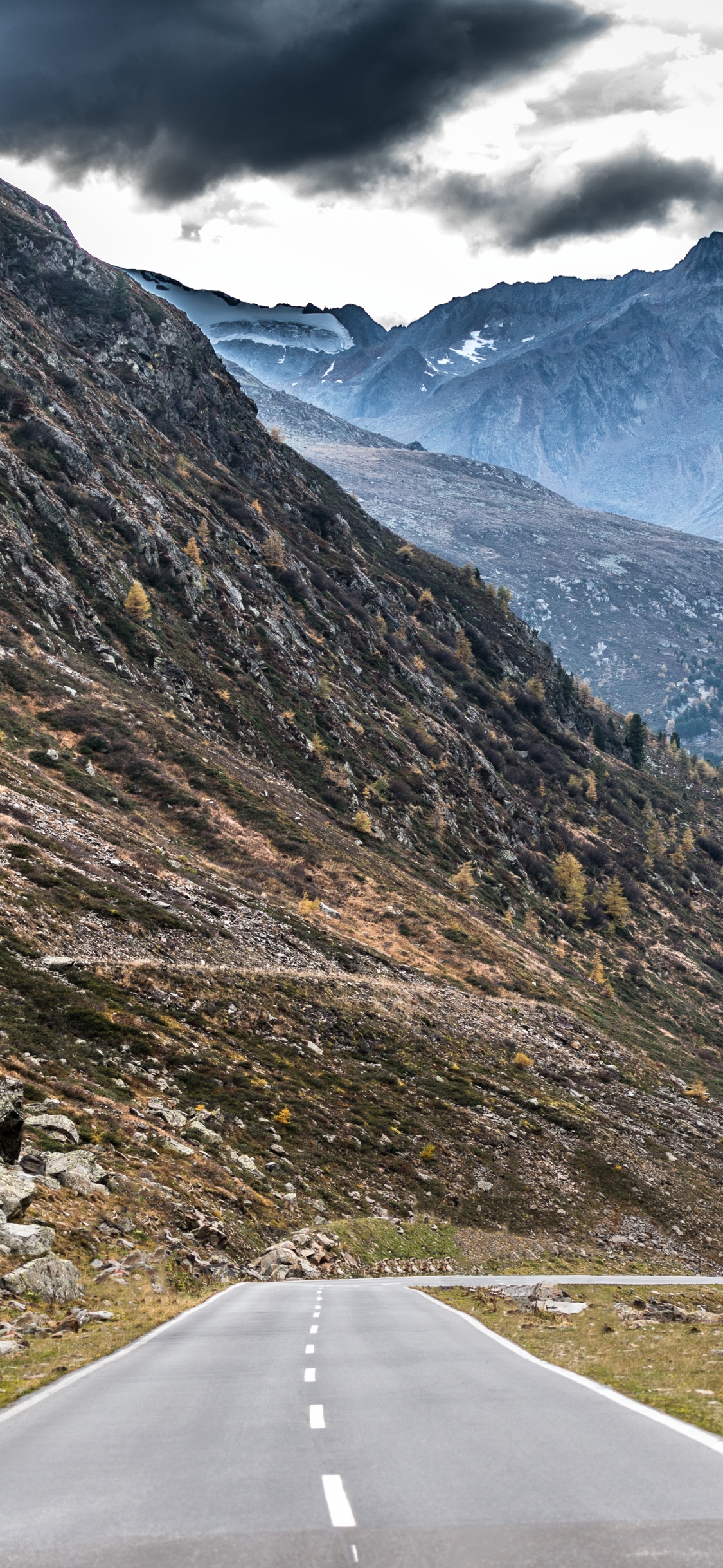 Col de Montagne, Col du Stelvio, Transfgran, Grossglockner, Nature. Wallpaper in 1125x2436 Resolution