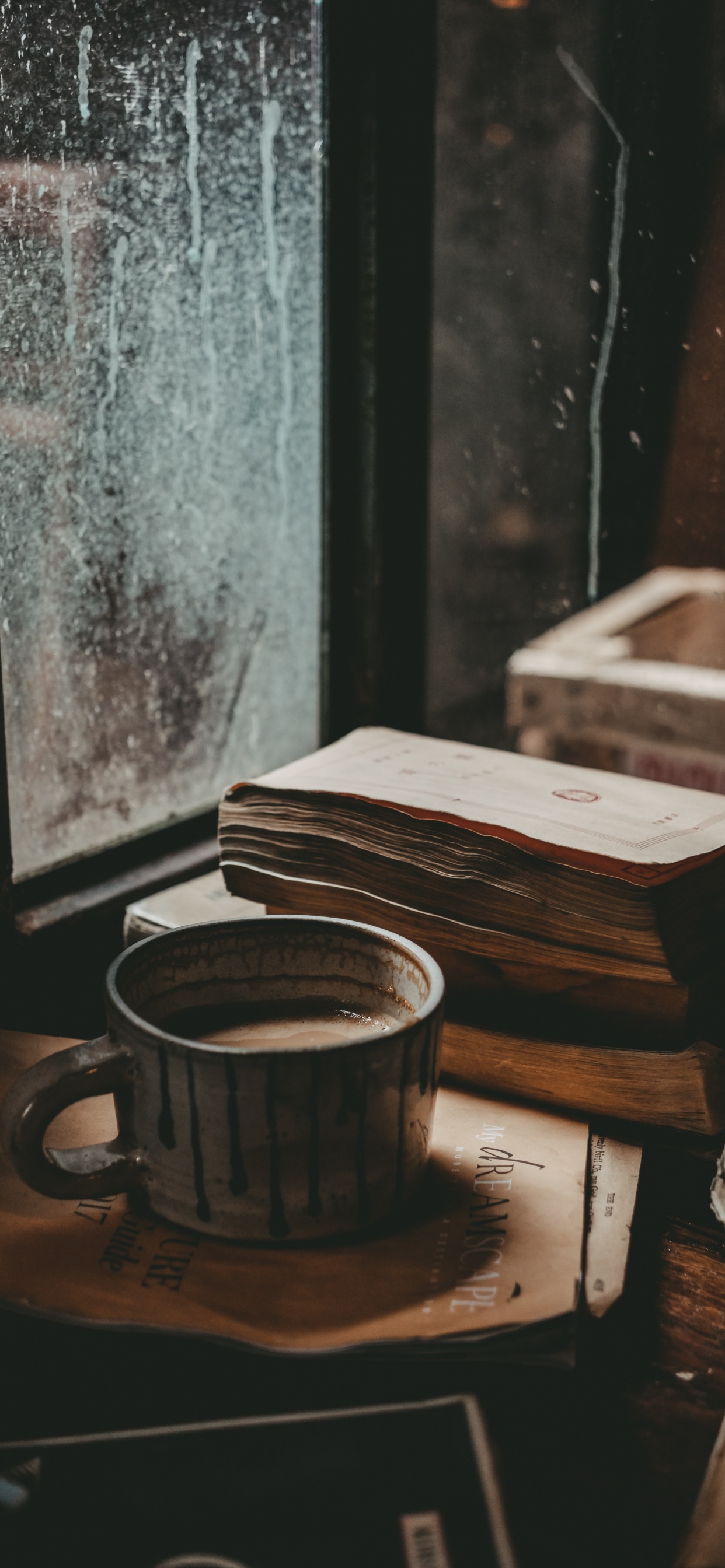 Brown Wooden Box Beside Brown Wooden Box. Wallpaper in 1242x2688 Resolution