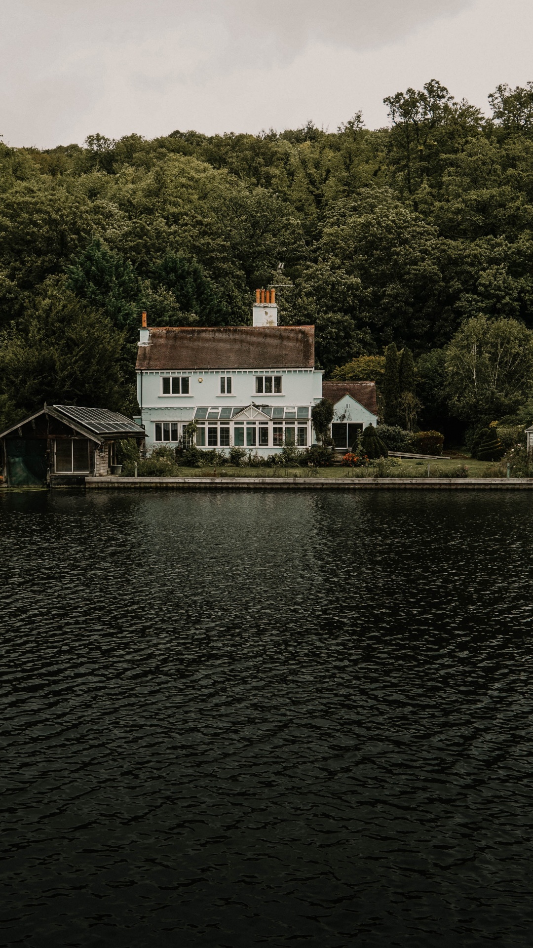 天空, 性质, 储存器, 反射, 的房子 壁纸 1080x1920 允许