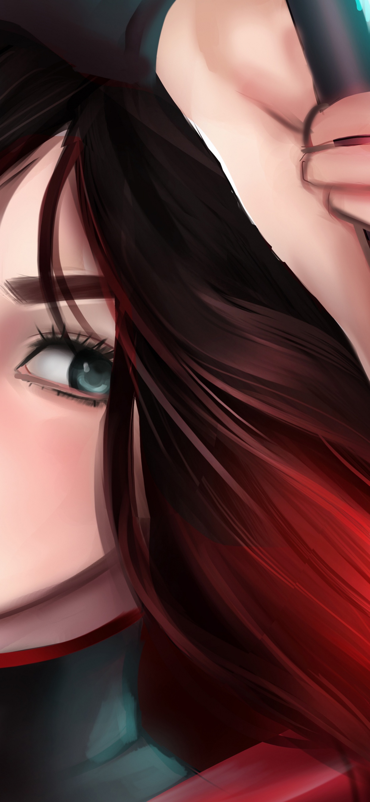 Rwby, Anime, Blake Belladona, Yang Xiao Long, Piel. Wallpaper in 1242x2688 Resolution