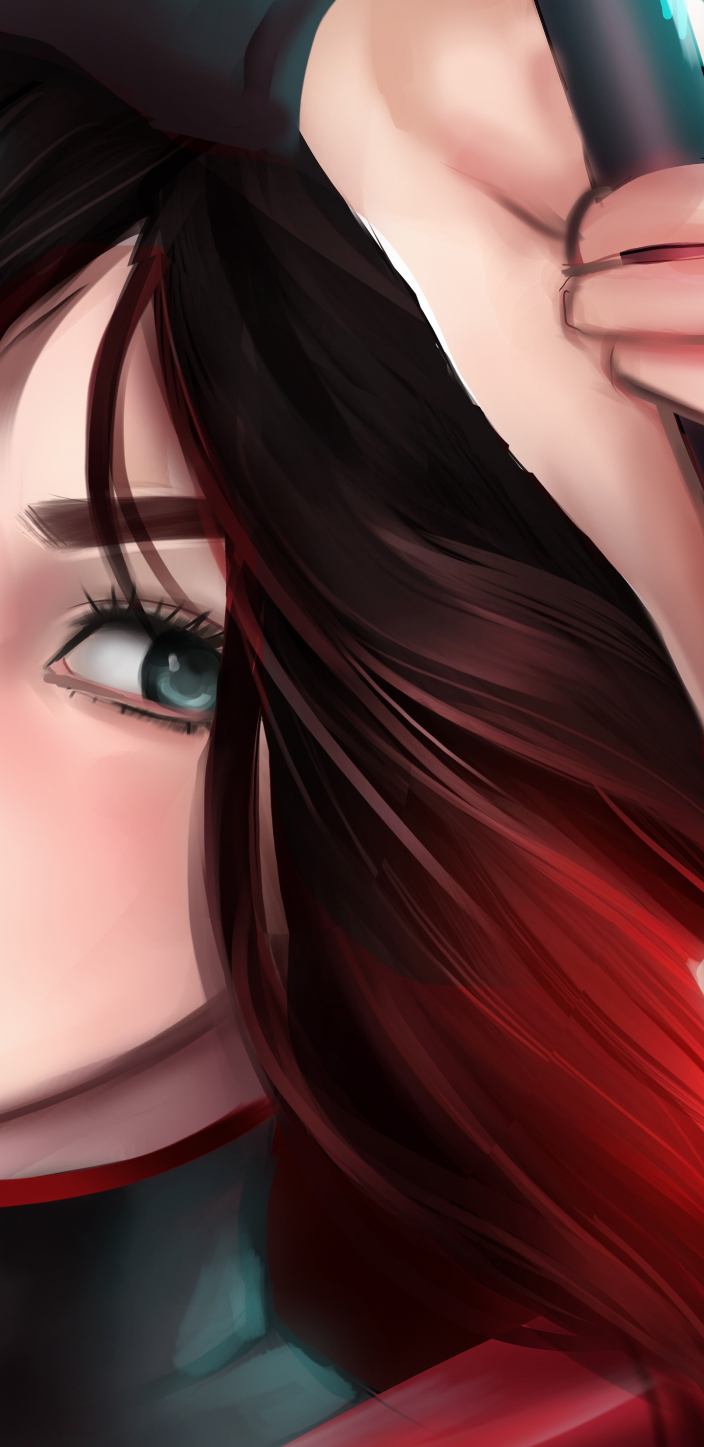 Rwby, L'anime, Blake Belladone, Yang Xiao Long, Peau. Wallpaper in 1440x2960 Resolution