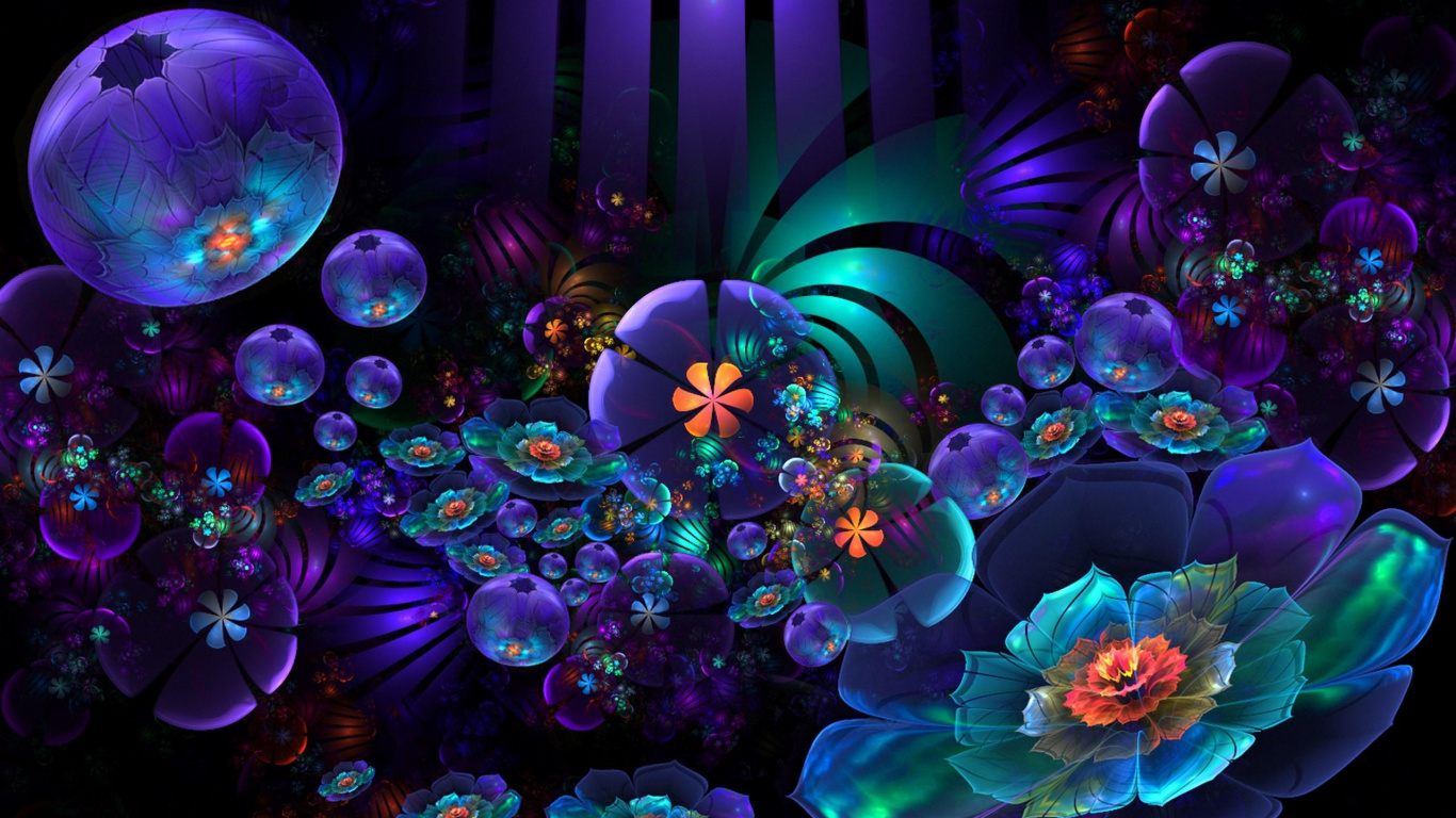 Luminaire Violet et Blanc. Wallpaper in 1366x768 Resolution