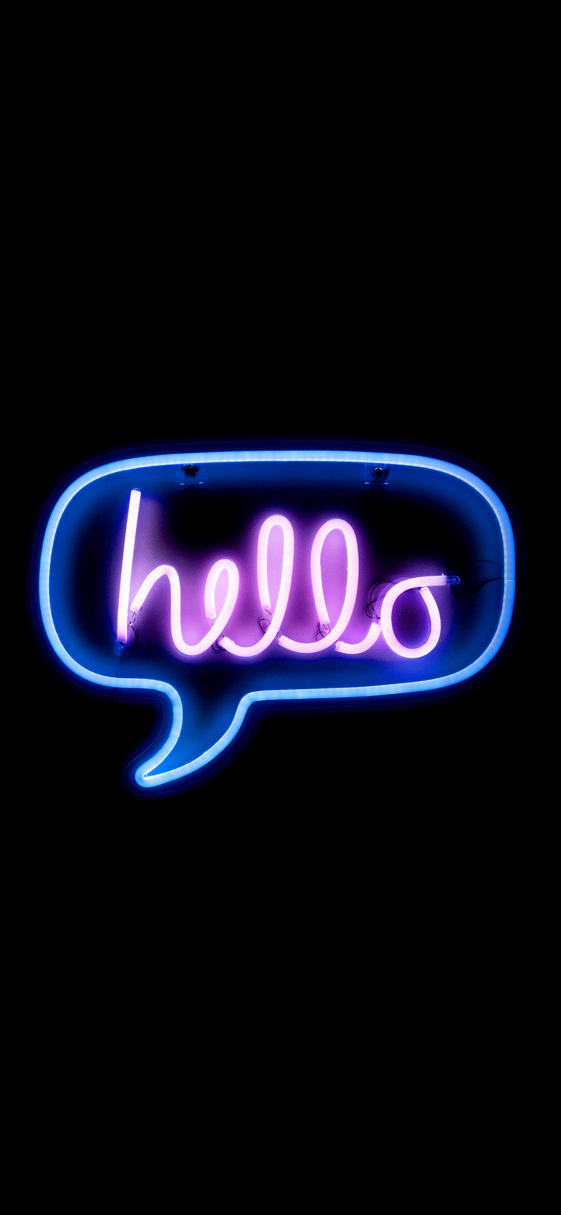 Signe au Néon, Logo, Texte, Magenta, Néon. Wallpaper in 1125x2436 Resolution