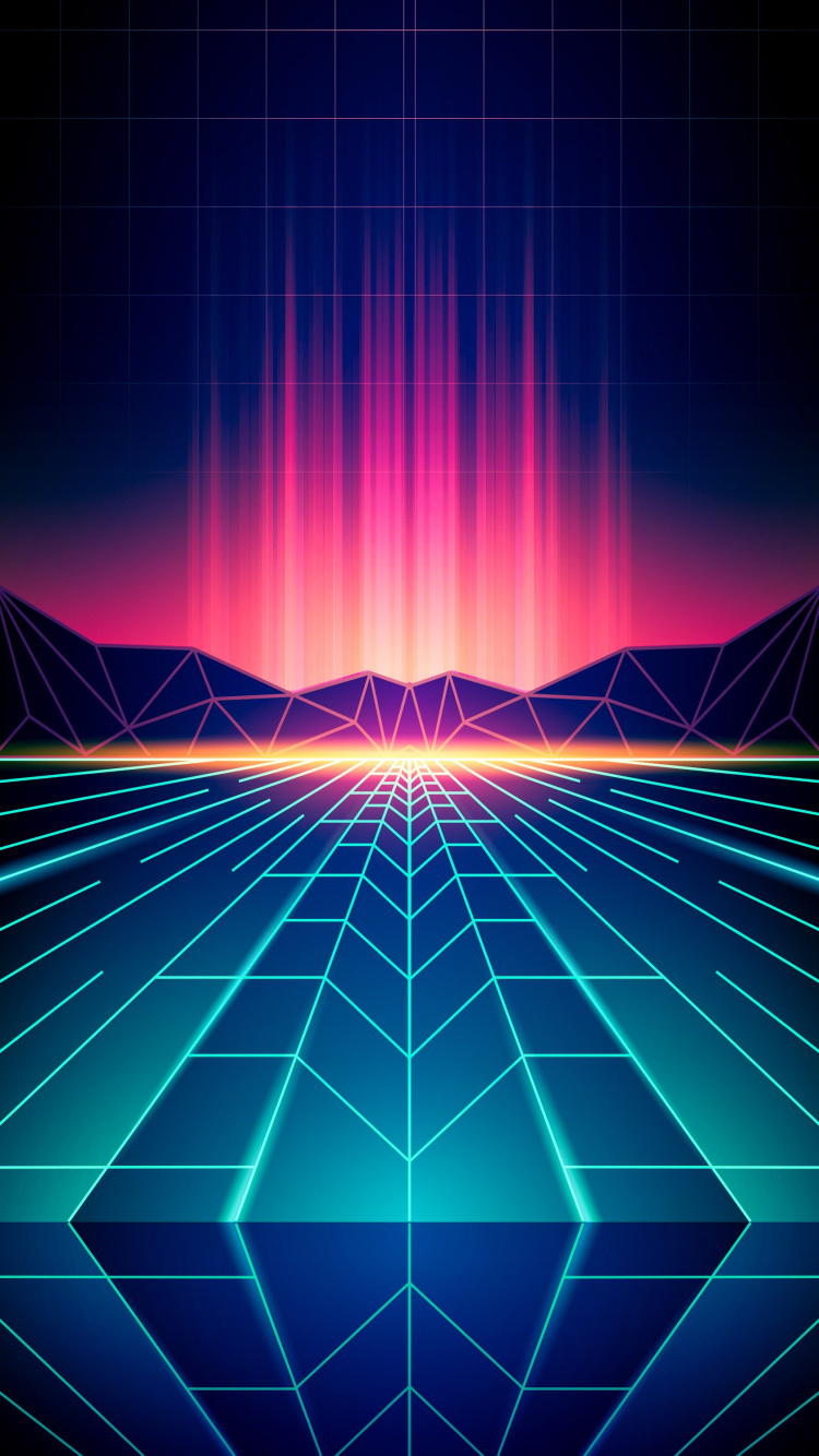 Licht, Illustration, Vektor-Grafiken, Design, Parallels. Wallpaper in 750x1334 Resolution