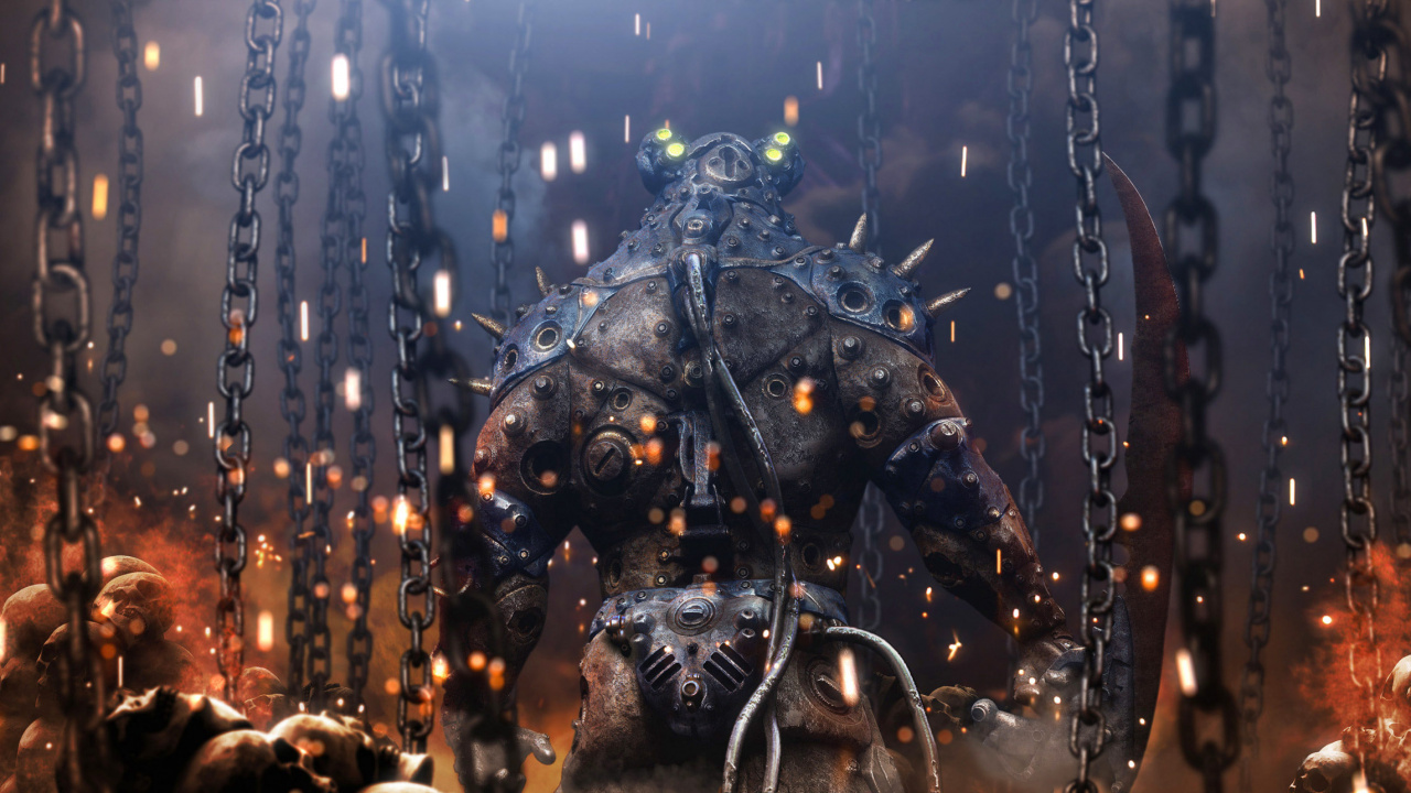 Illustration de Monstre Noir et Or. Wallpaper in 1280x720 Resolution