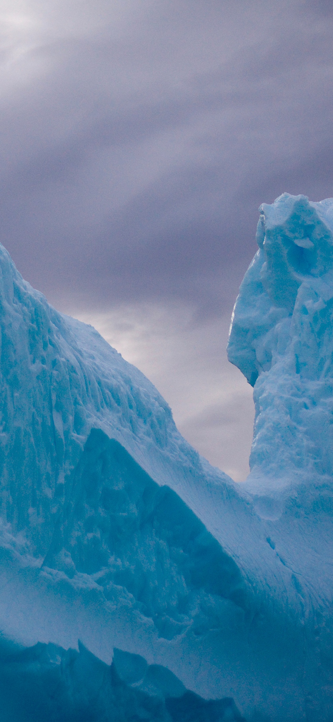 Iceberg, Azure, de la Calotte Polaire, Calotte de Glace, Neige. Wallpaper in 1125x2436 Resolution