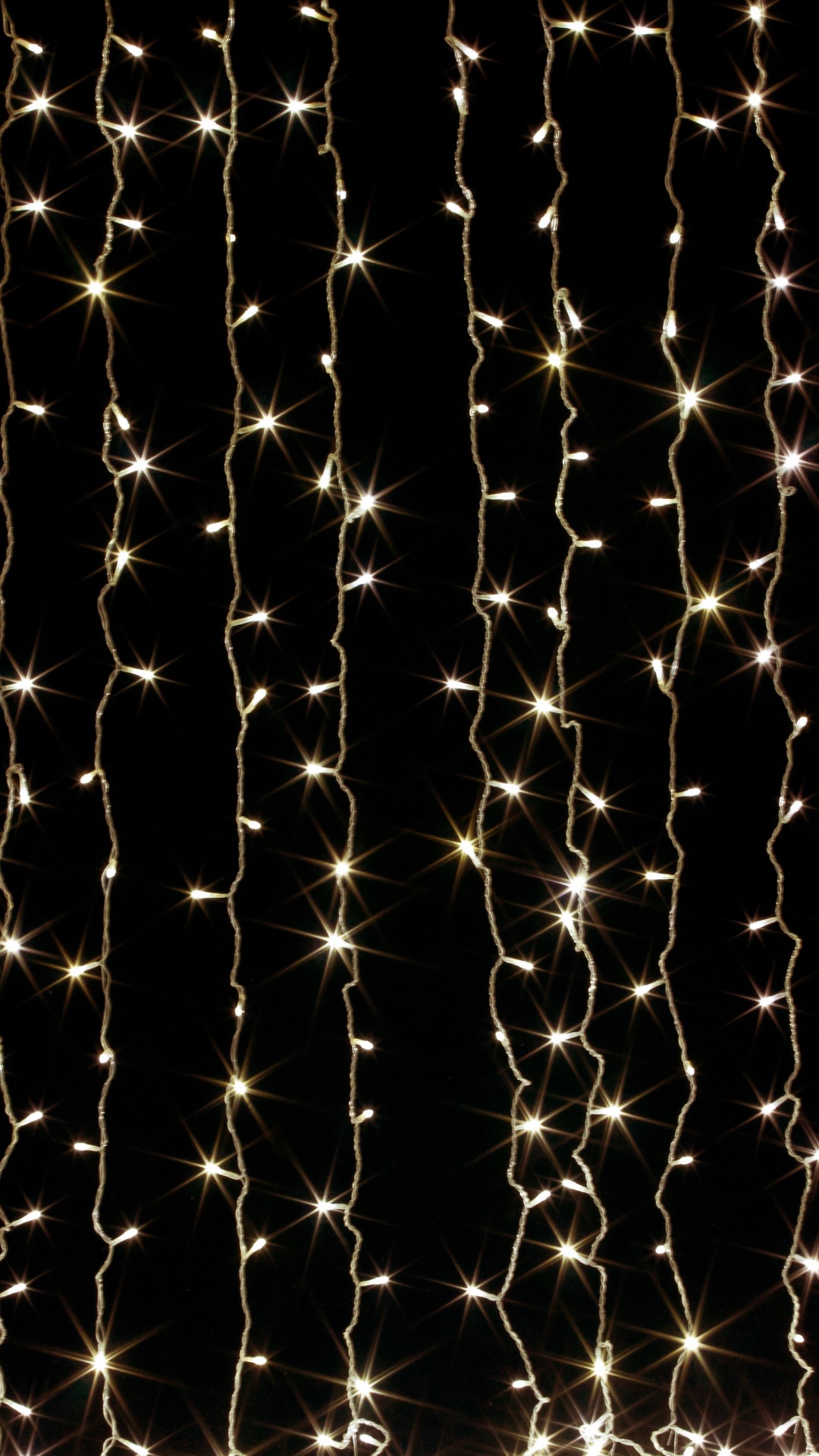 Garland, Light, Black, Lighting, Pattern. Wallpaper in 1080x1920 Resolution