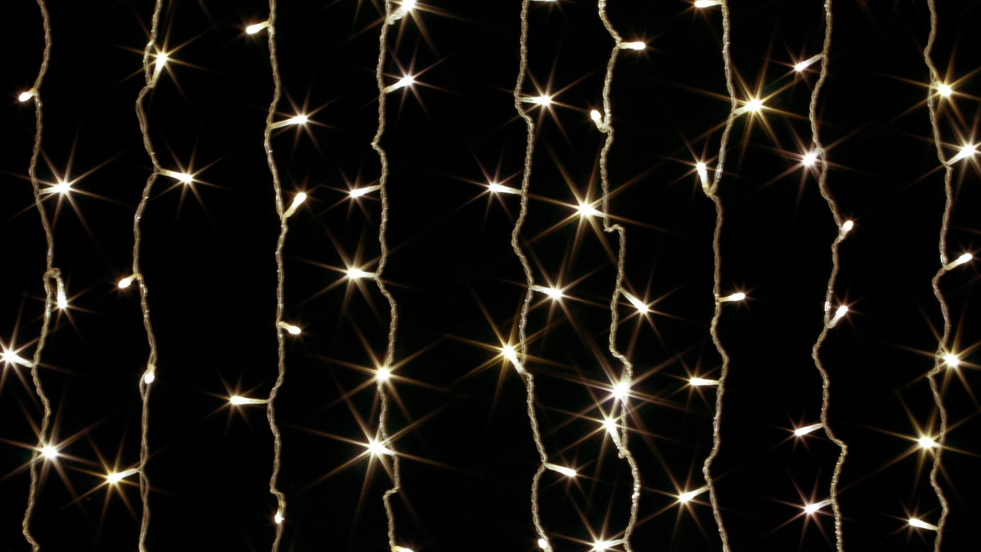 Garland, 光, 黑色的, 颜色, Artikel 壁纸 1920x1080 允许