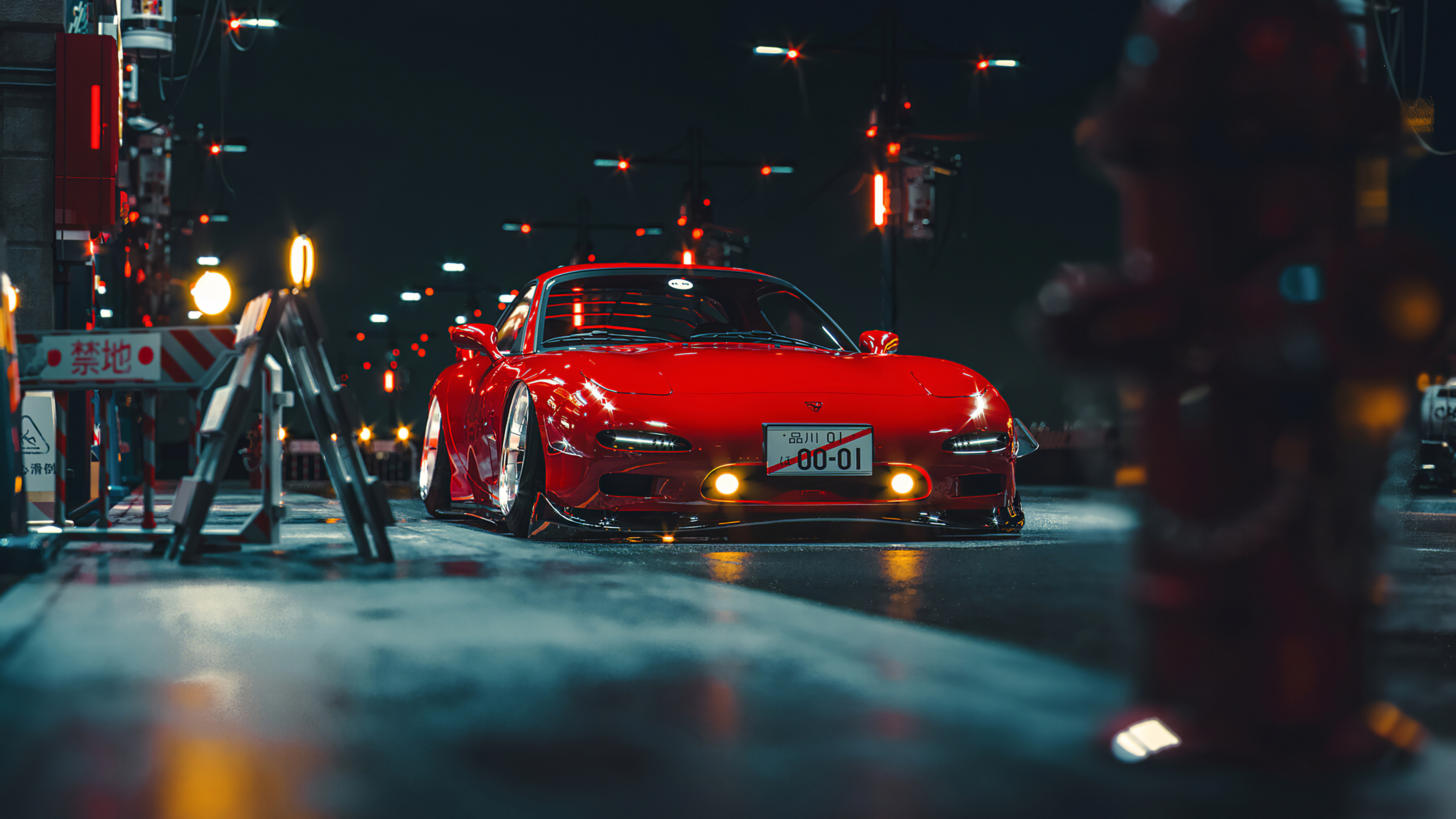 Mazda RX7, Nissan Skyline Gt-r, Mazda RX-7, Sportwagen, Car. Wallpaper in 3840x2160 Resolution