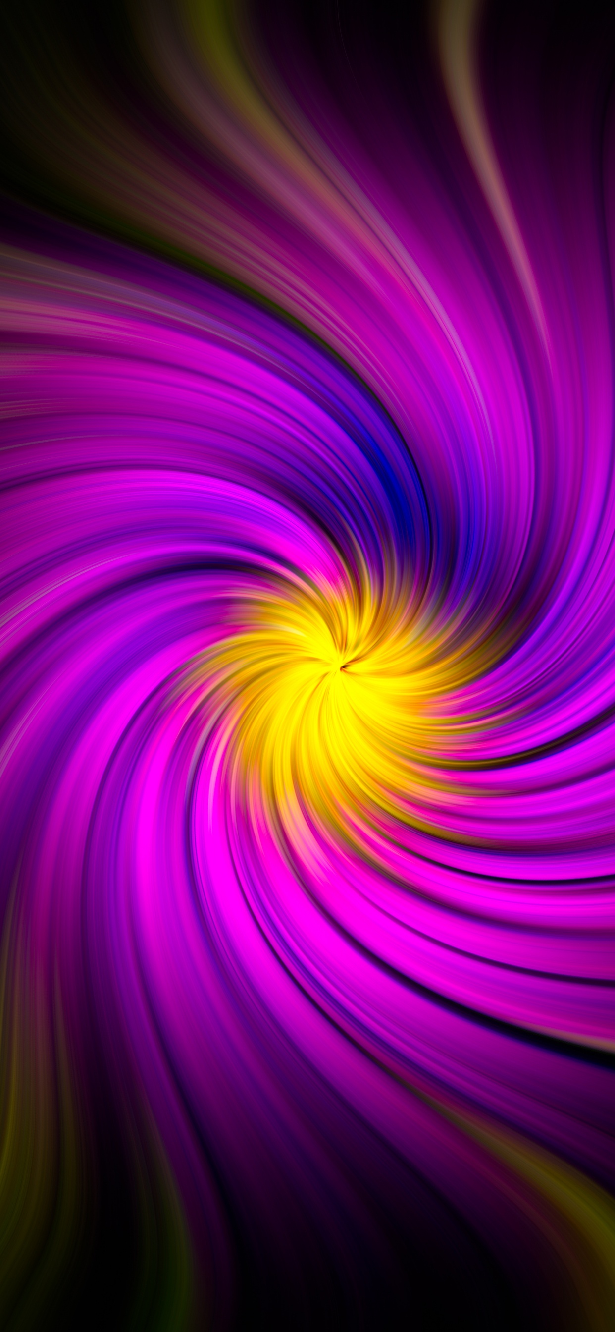 Pintura Abstracta Morada y Verde. Wallpaper in 1242x2688 Resolution