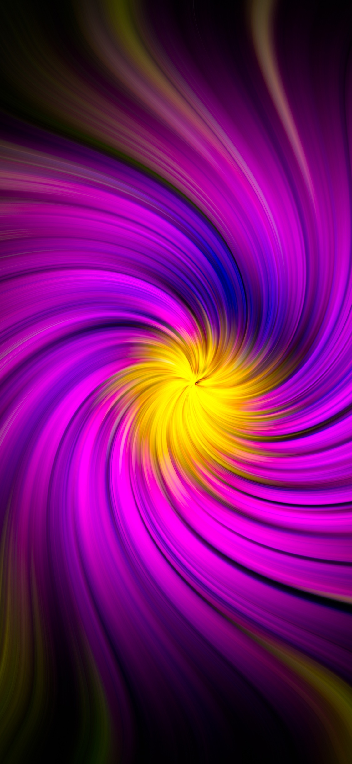 Purple and Green Abstract Painting. Wallpaper in 1125x2436 Resolution