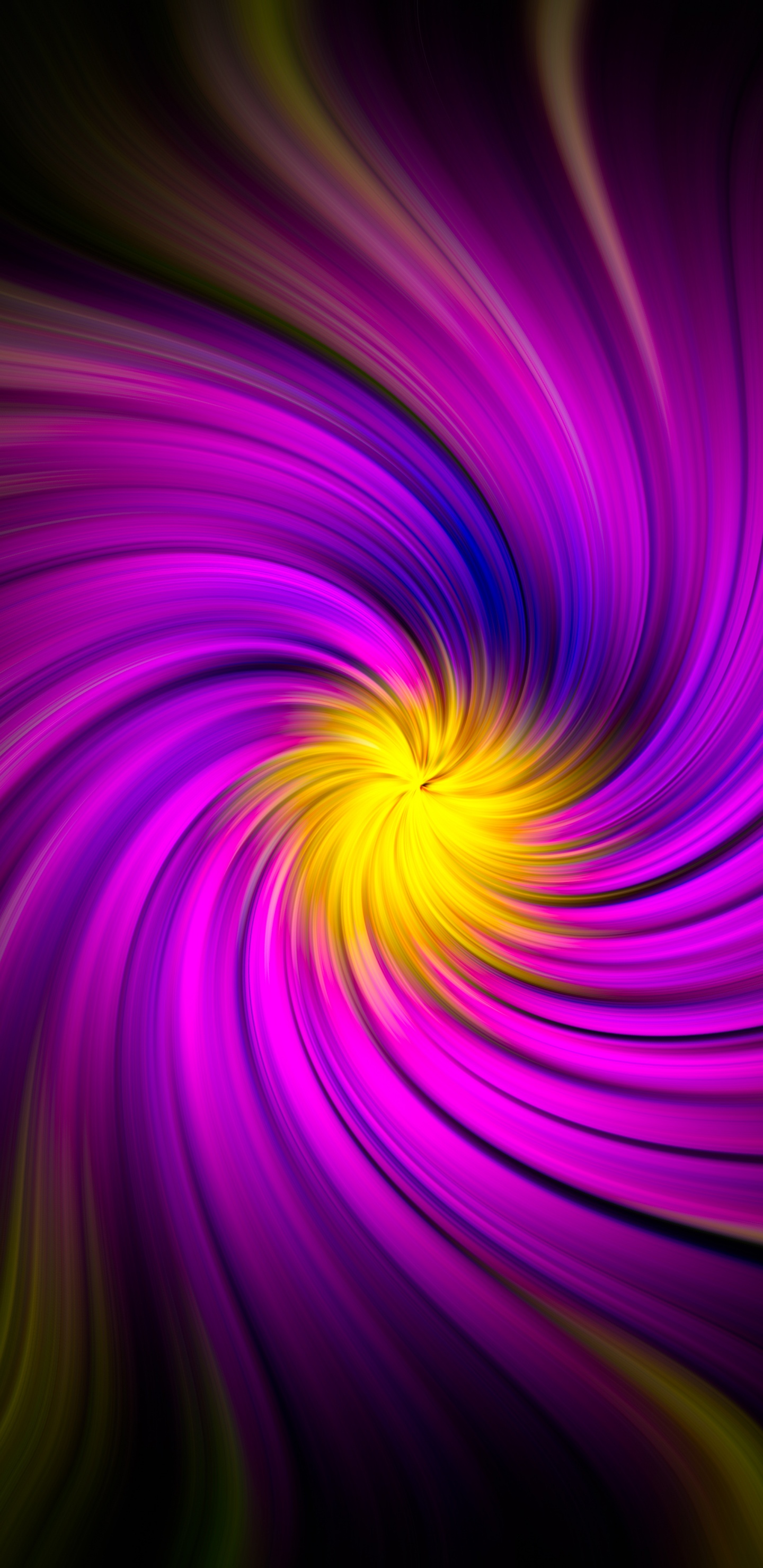 Purple and Green Abstract Painting. Wallpaper in 1440x2960 Resolution