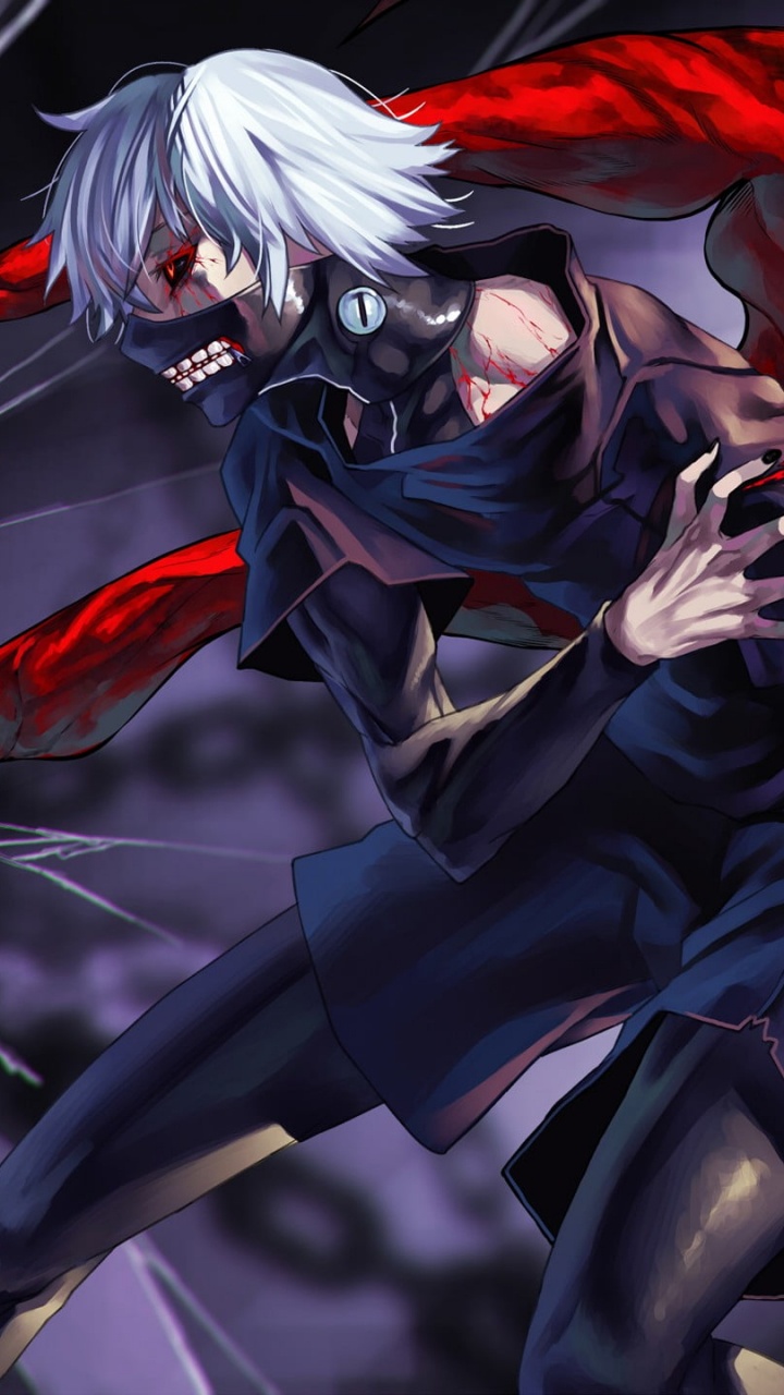 Personnage D'anime Masculin Aux Cheveux Blancs. Wallpaper in 720x1280 Resolution