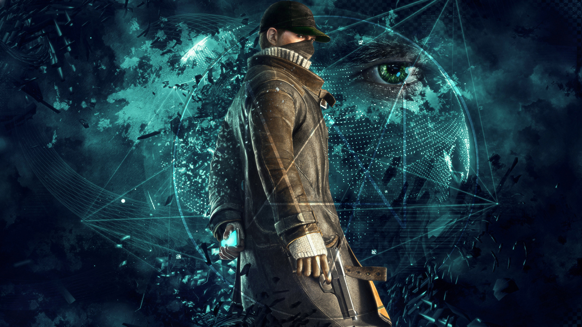 Watch Dogs 2, Wachhund, Aiden Pearce, Grafik-design, Digital Compositing. Wallpaper in 1920x1080 Resolution