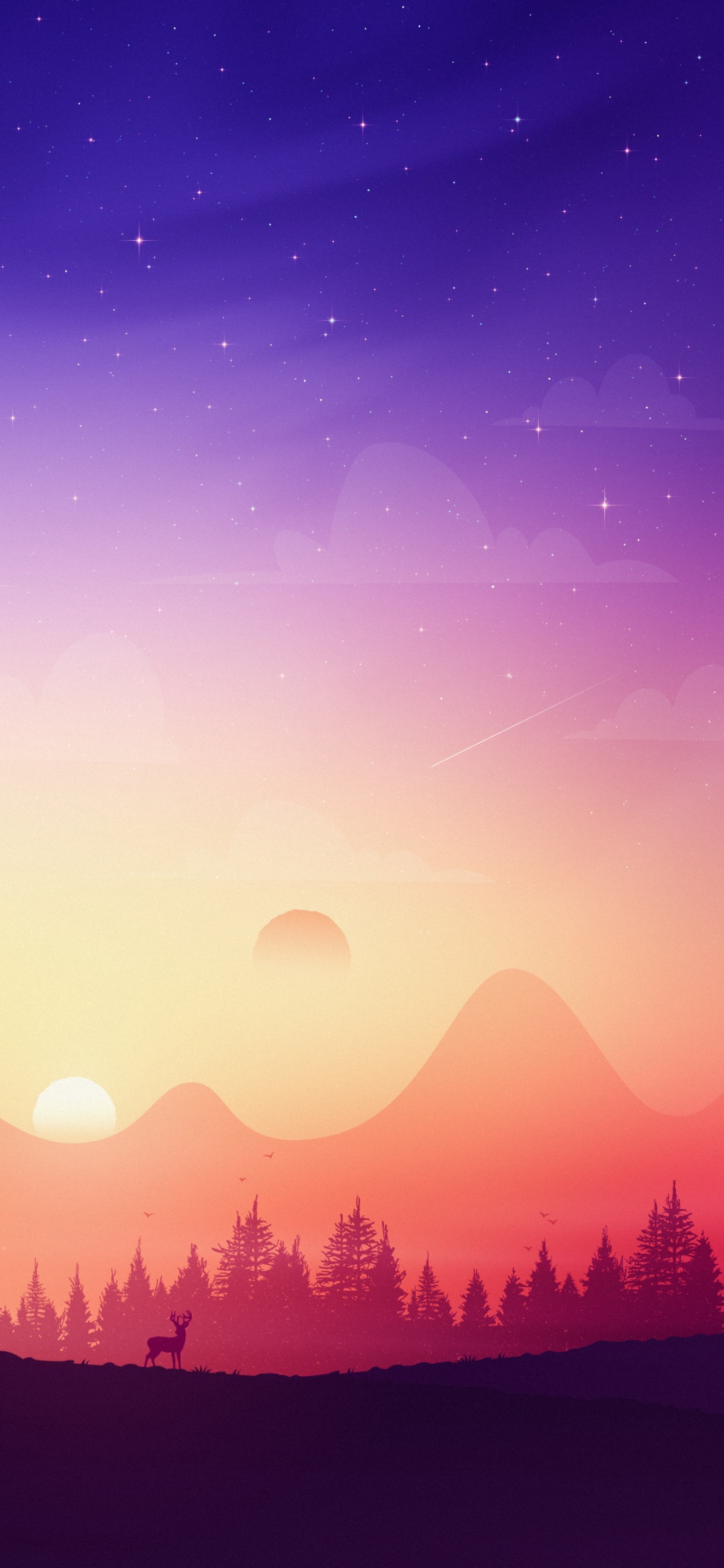 Apples, Mountain, Smartphone, Atmosphere, Daytime. Wallpaper in 1125x2436 Resolution