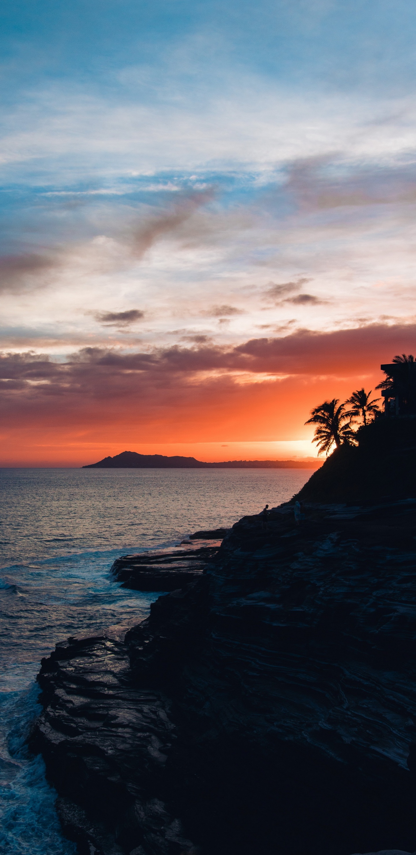 Grotte de Crachat, Eau, Afterglow, Orange, Paysage Naturel. Wallpaper in 1440x2960 Resolution
