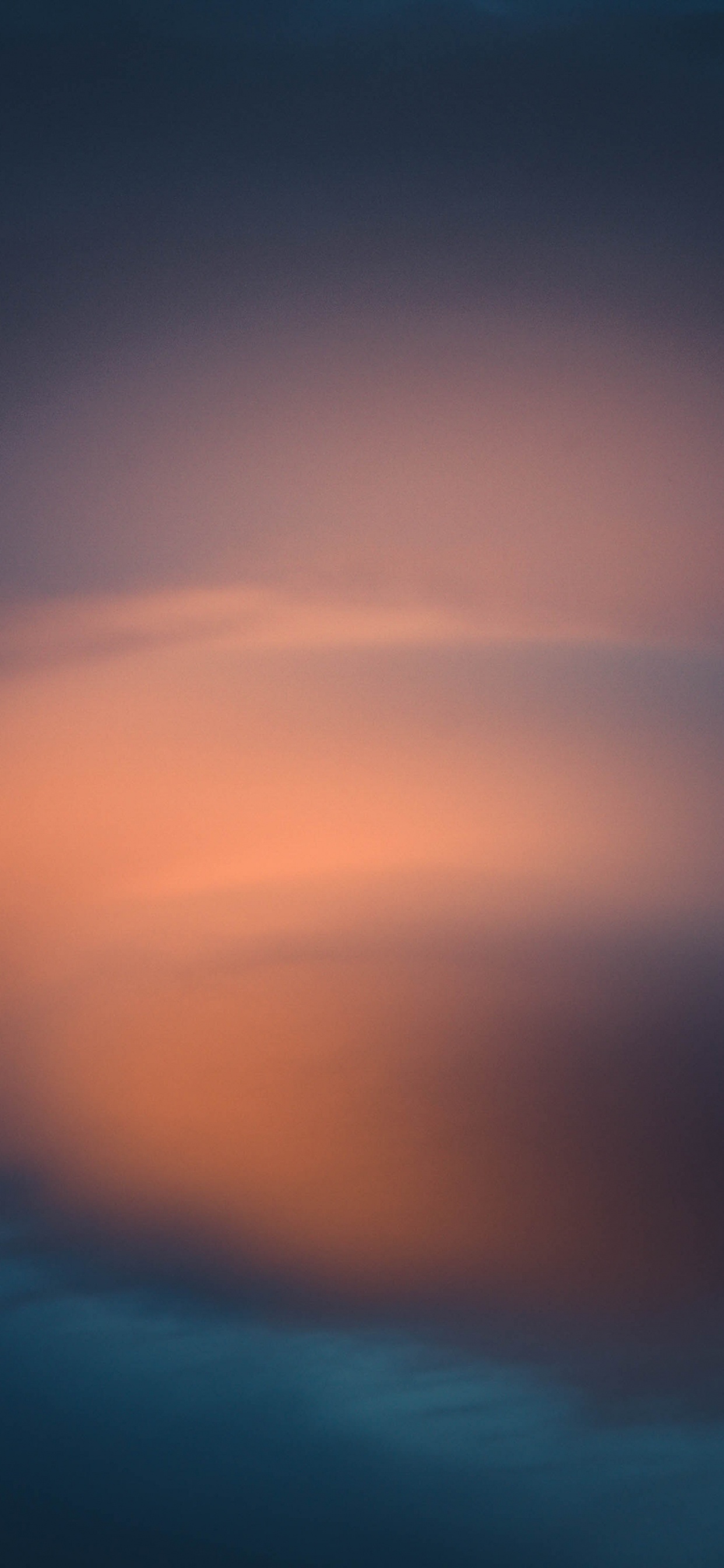 Blue and Orange Light Illustration. Wallpaper in 1242x2688 Resolution