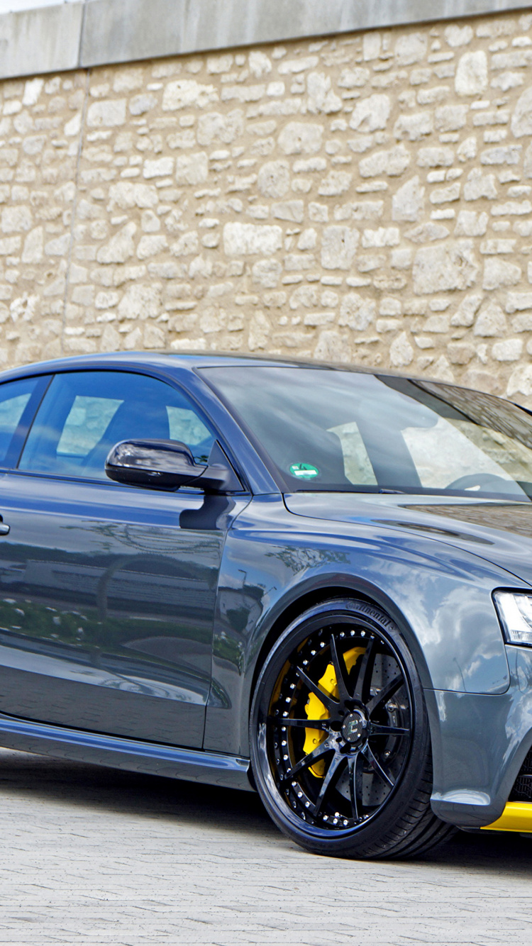 Bmw m 3 Coupe Negro Estacionado Junto a la Pared de Ladrillo Marrón. Wallpaper in 750x1334 Resolution