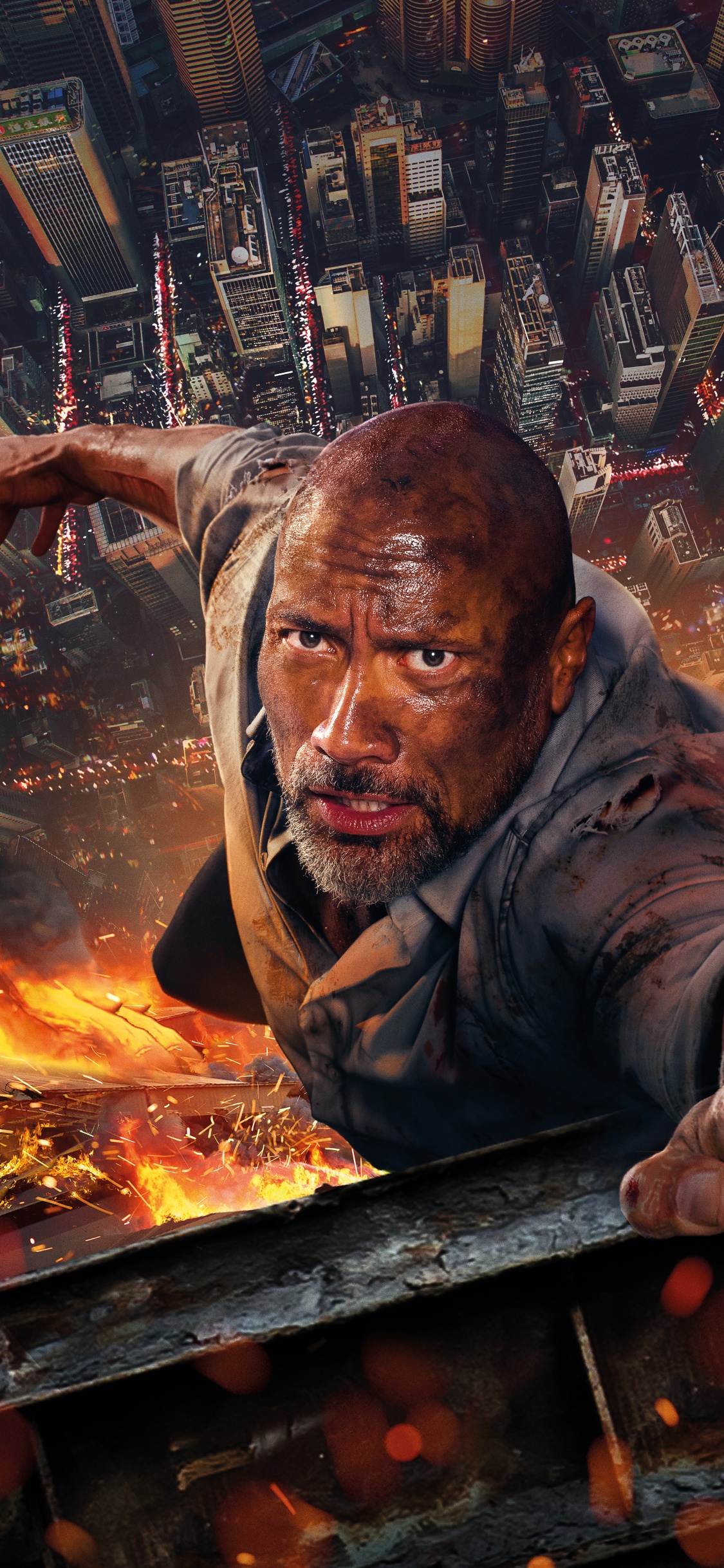 Man in Black Jacket Holding Brown Stick. Wallpaper in 1125x2436 Resolution