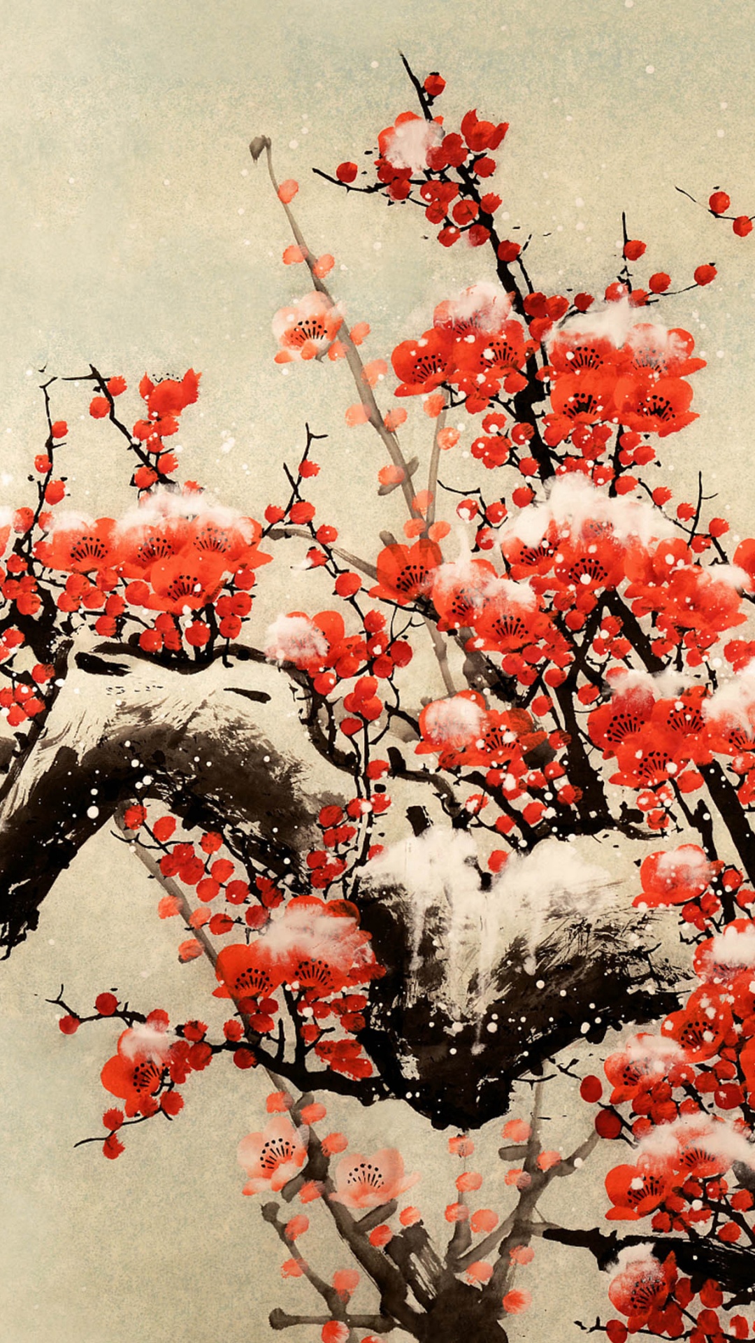 Japanische Kunst, Kunst, Malerei, Japanische Kalligraphie, Landschaftsmalerei. Wallpaper in 1080x1920 Resolution