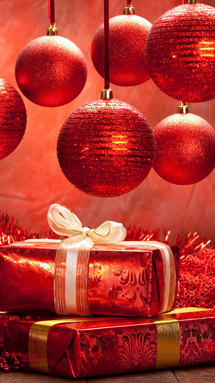 Regalo de Navidad, El Día De Navidad, Adorno de Navidad, Regalo, Santa Claus. Wallpaper in 720x1280 Resolution