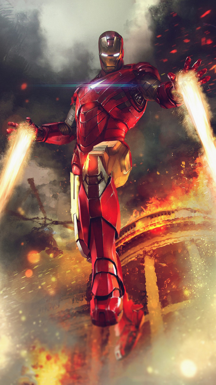 Iron Man, Marvel, Avengers, Superhelden, Rüstung. Wallpaper in 750x1334 Resolution