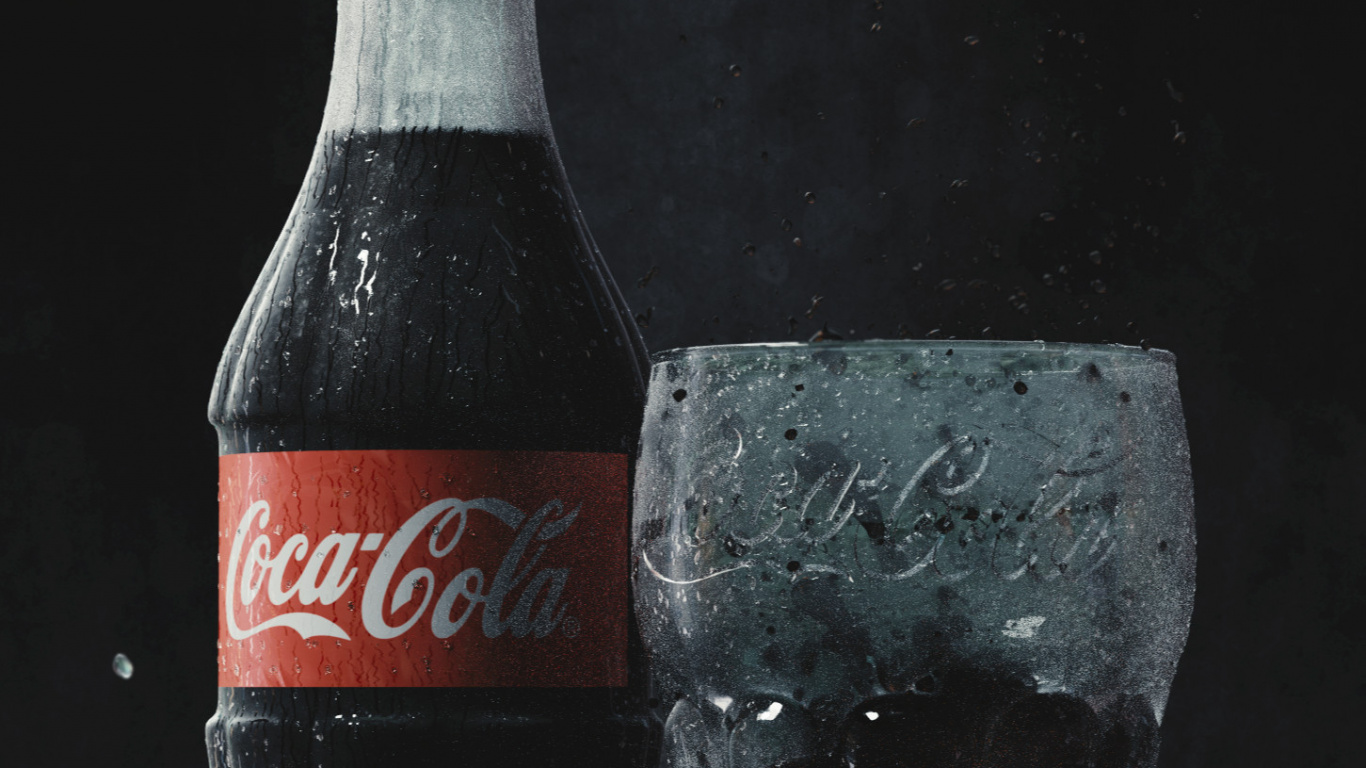 可口可乐, 可口可乐公司, 古柯, 瓶, 液体 壁纸 1366x768 允许