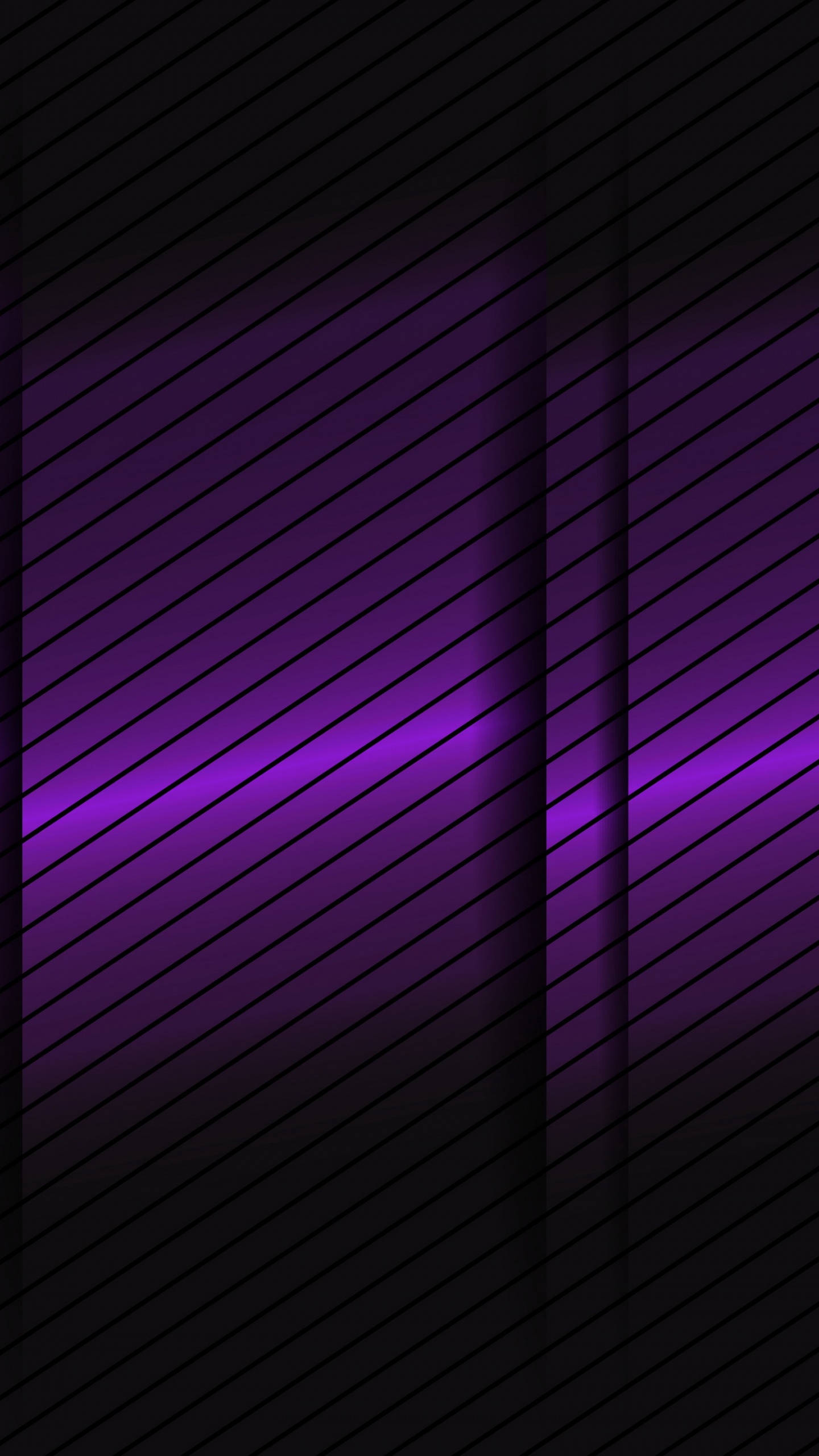 Illustration de Lumière Violette et Noire. Wallpaper in 1440x2560 Resolution