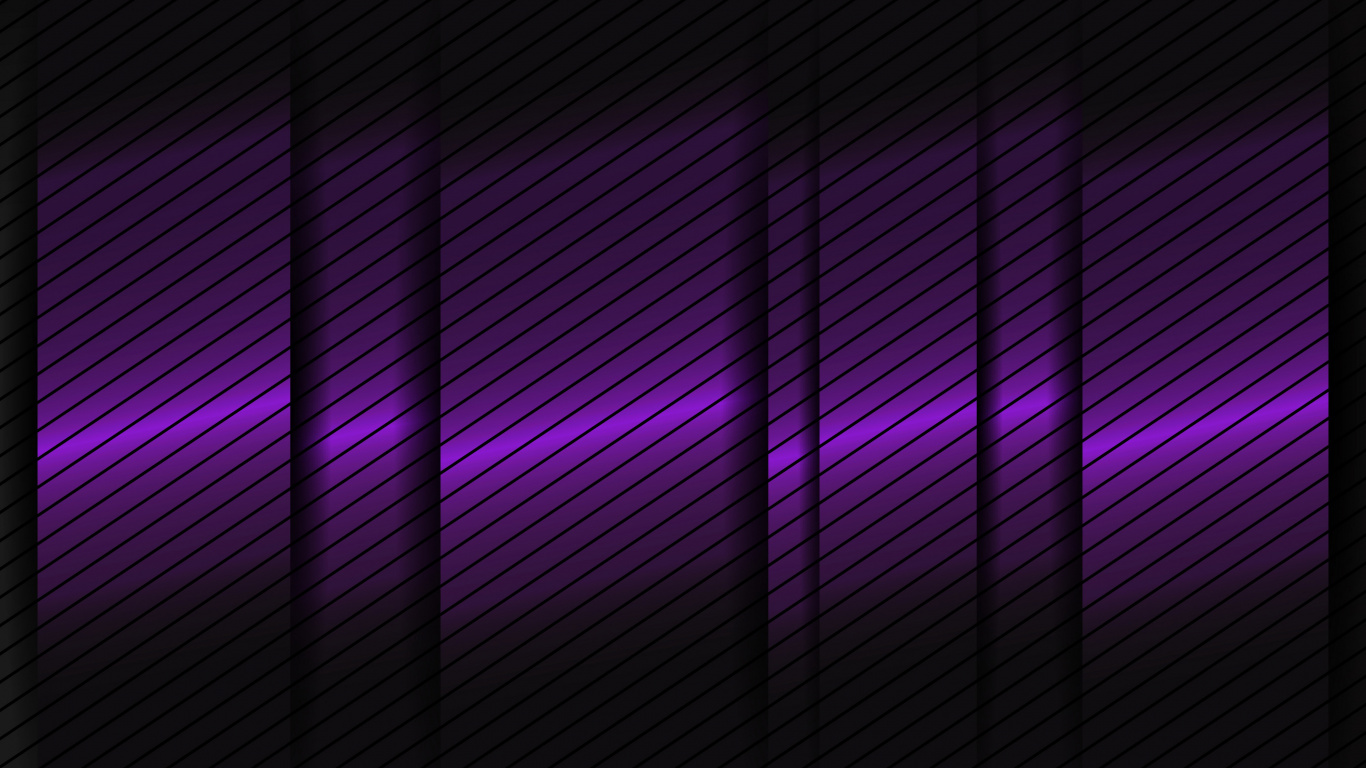 Purple and Black Light Illustration. Wallpaper in 1366x768 Resolution