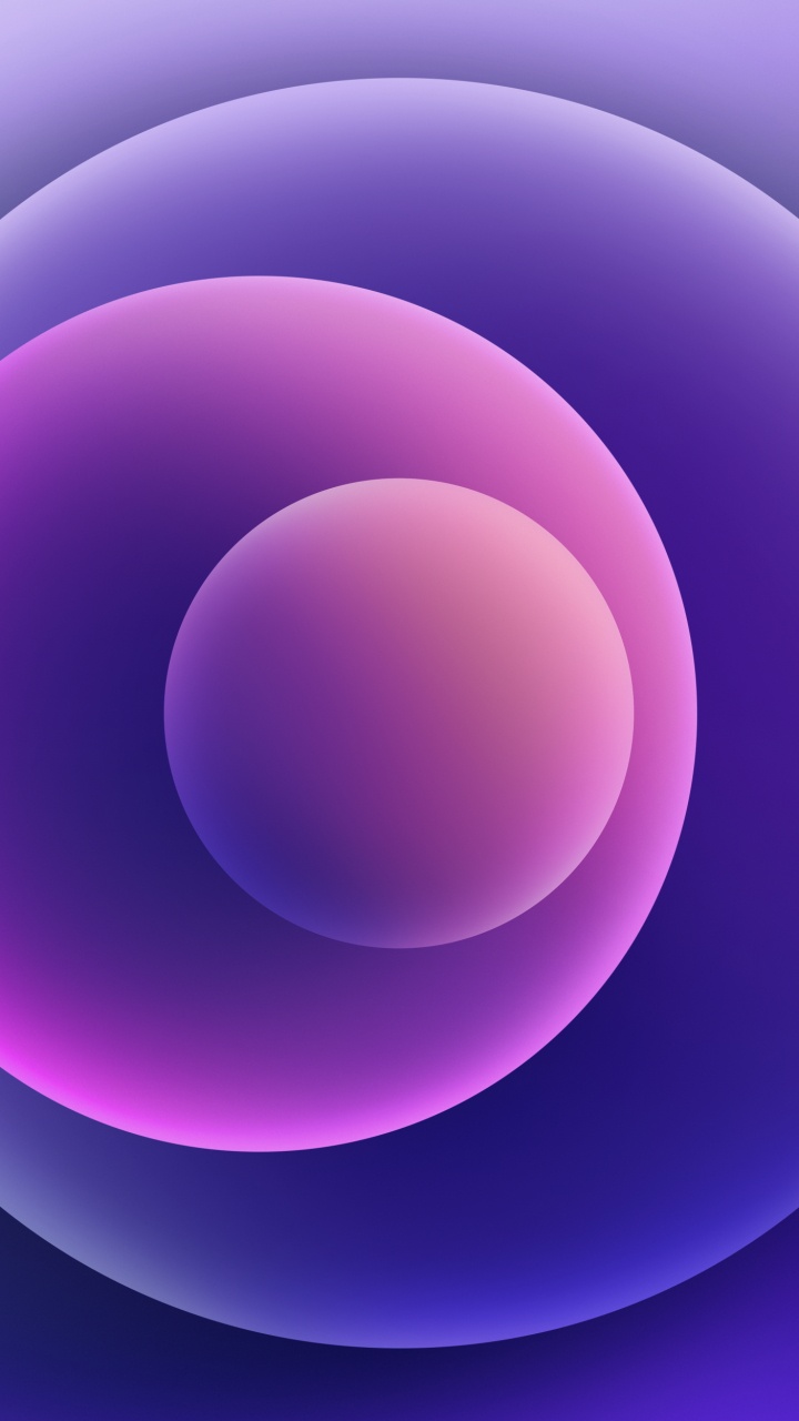 Purple IPhone 12 Inspired IOS 14 IPhone Wallpaper [light]. Wallpaper in 720x1280 Resolution