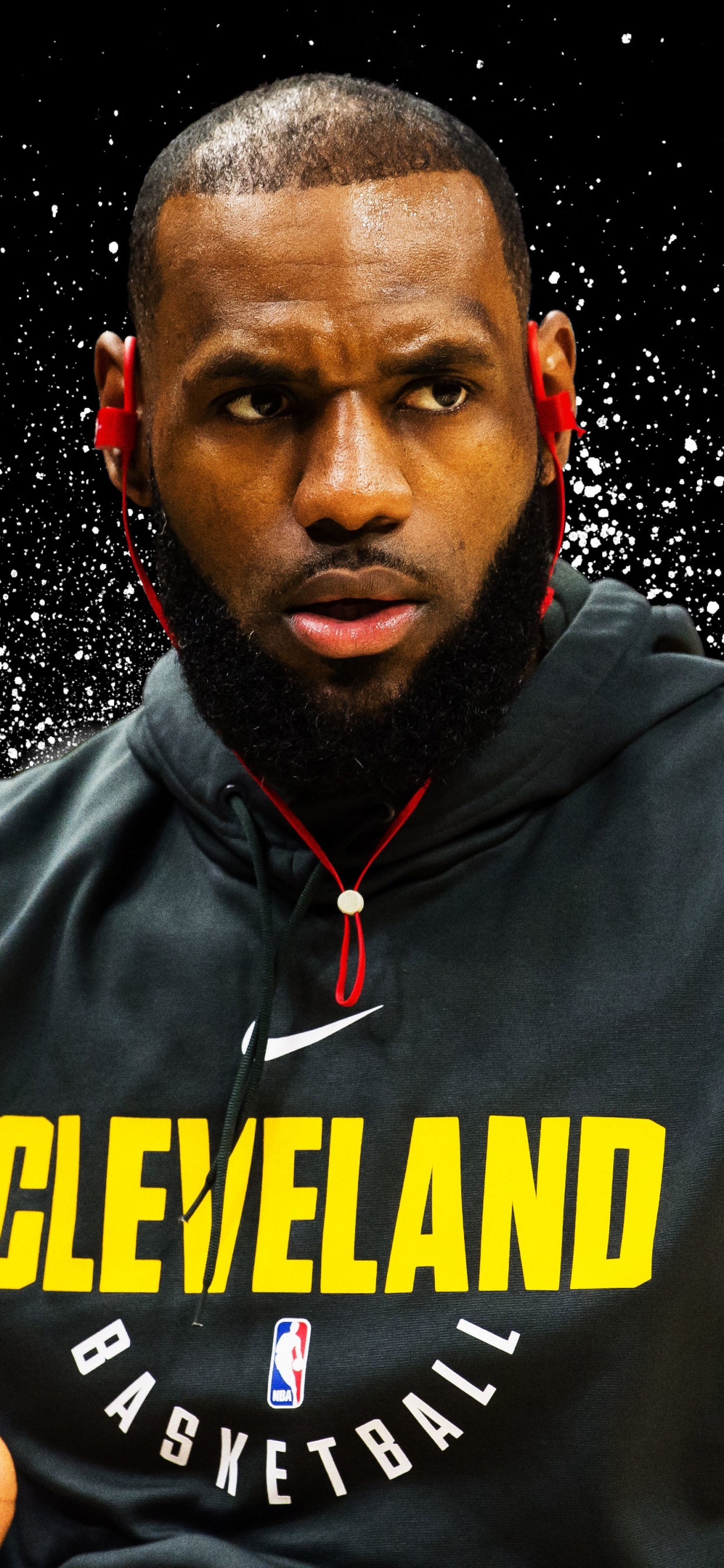 Mann im Schwarz-gelben T-Shirt Mit Rundhalsausschnitt. Wallpaper in 1242x2688 Resolution