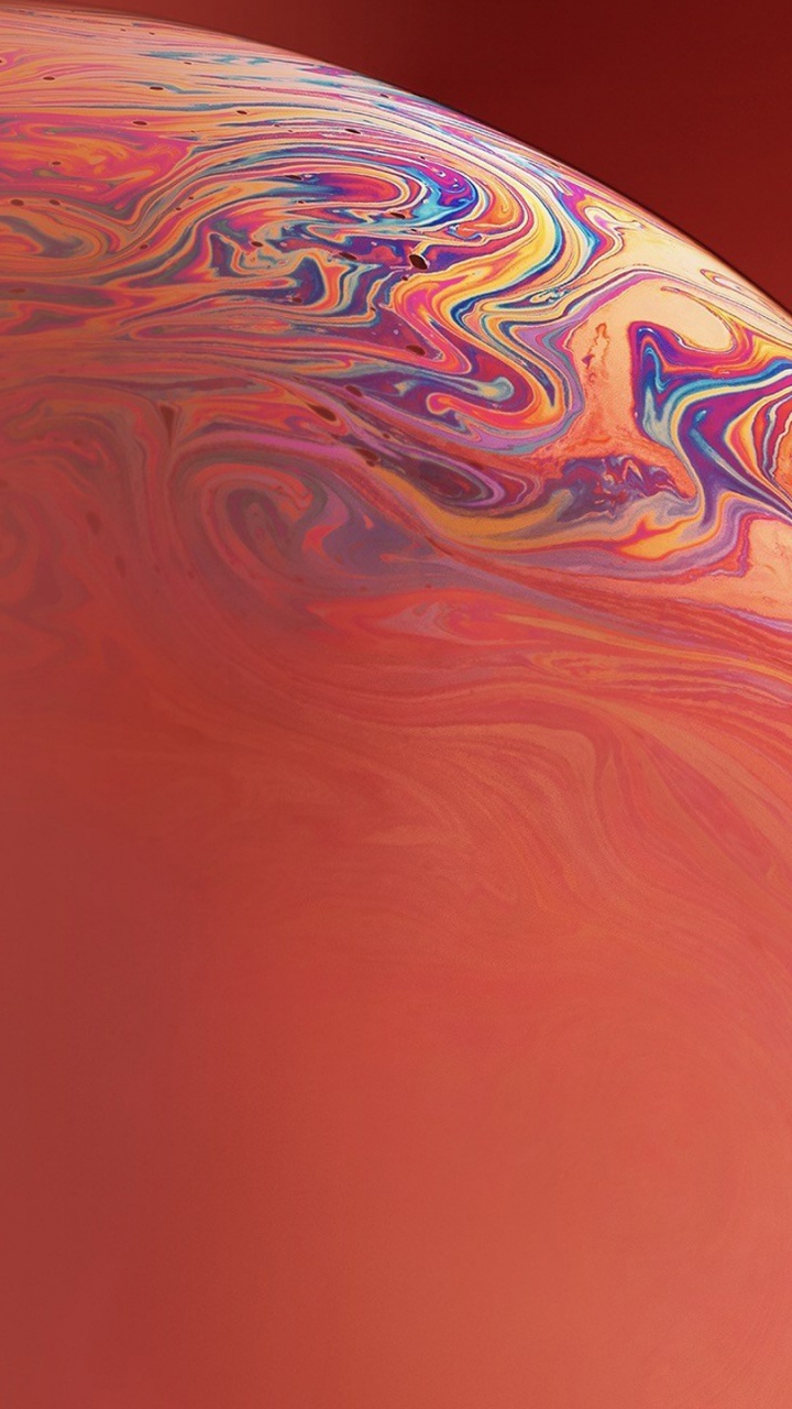 Ios, Apple, Orange, Red, Atmosphere. Wallpaper in 720x1280 Resolution