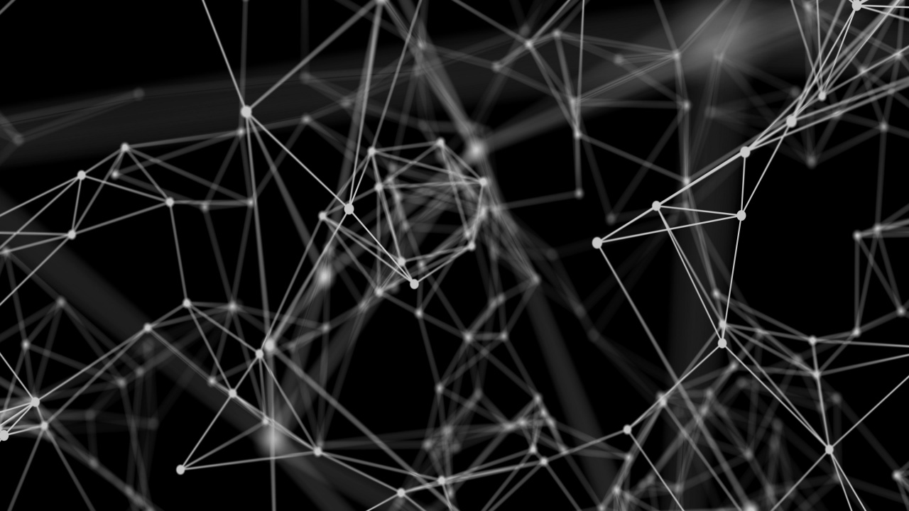 Illustration Abstraite en Noir et Blanc. Wallpaper in 1280x720 Resolution