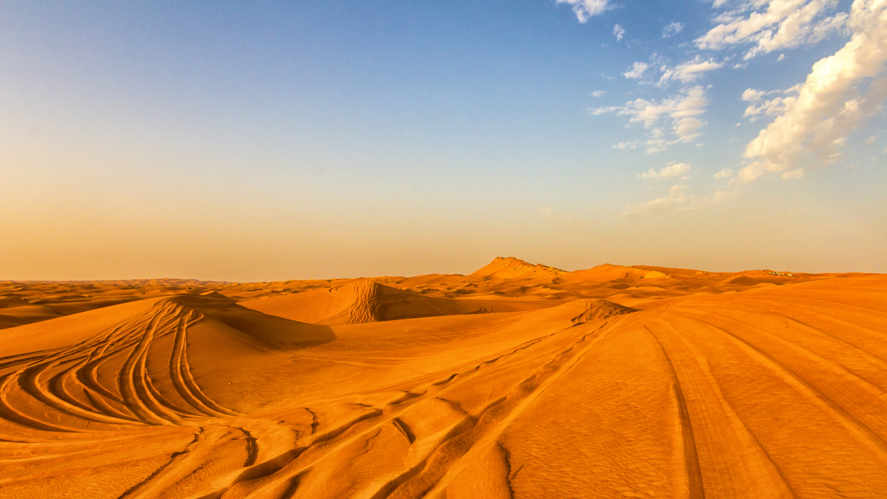 Dubaï, Désert, Safari, Macaron, Désert de Dubaï. Wallpaper in 1280x720 Resolution