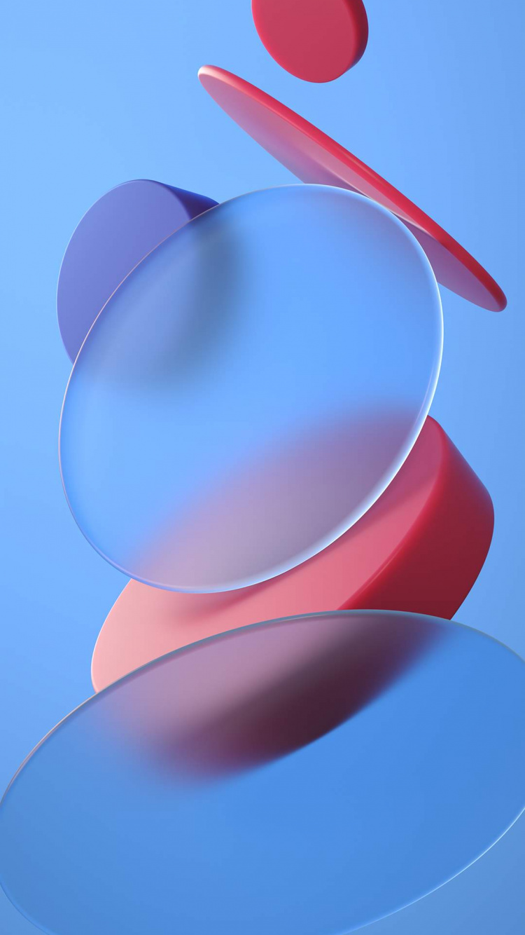 Xiaomi, MIUI 12, Xiaomi mi 9t Pro, Android, Blue. Wallpaper in 750x1334 Resolution