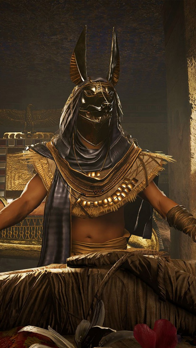 Assassins Creed Origines, Ubisoft, Uplay, Xbox One, la Mythologie. Wallpaper in 750x1334 Resolution