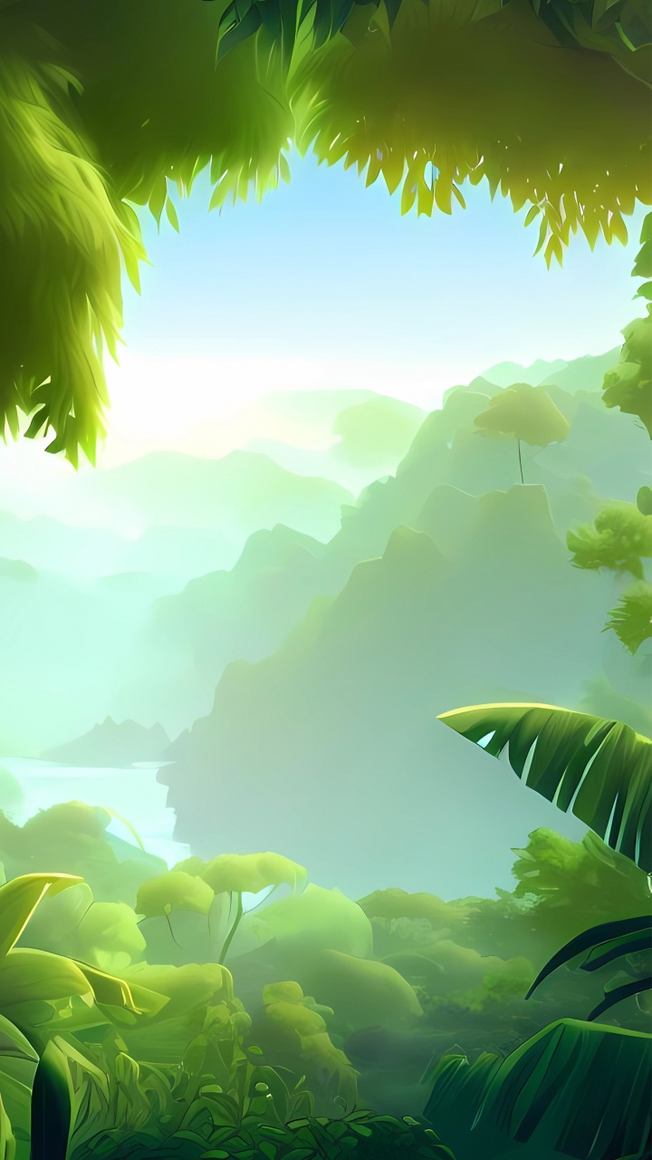 Végétation, Rainforest, Mount Scenery, Biome, la Journée. Wallpaper in 720x1280 Resolution