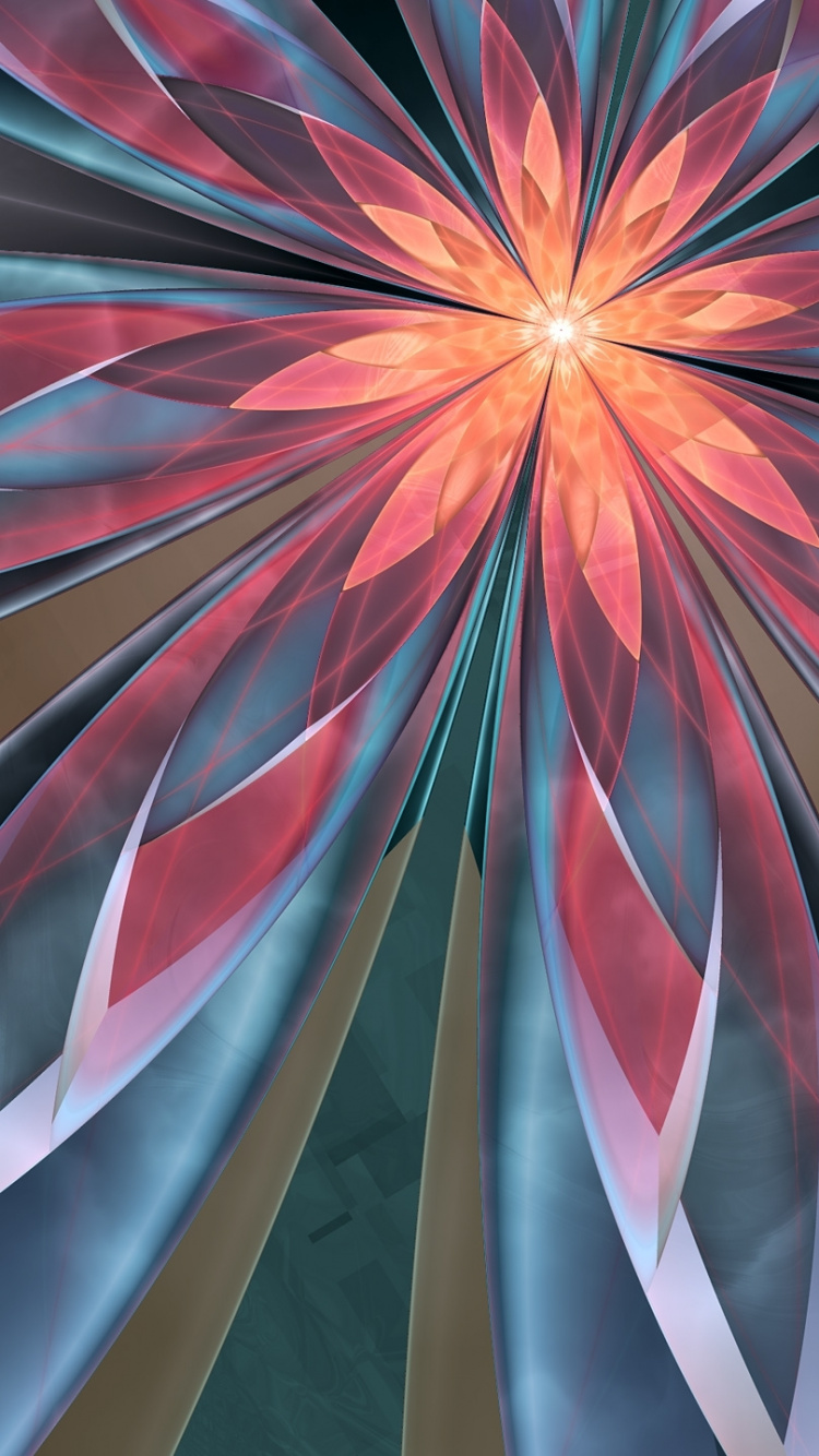White and Pink Abstract Painting. Wallpaper in 750x1334 Resolution