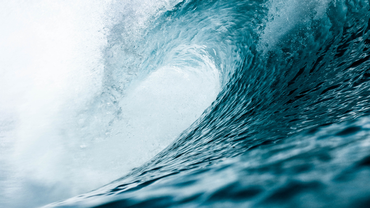 Vagues de L'océan, Terre, Puissance Des Vagues, Mer, le Vent Vague. Wallpaper in 1280x720 Resolution